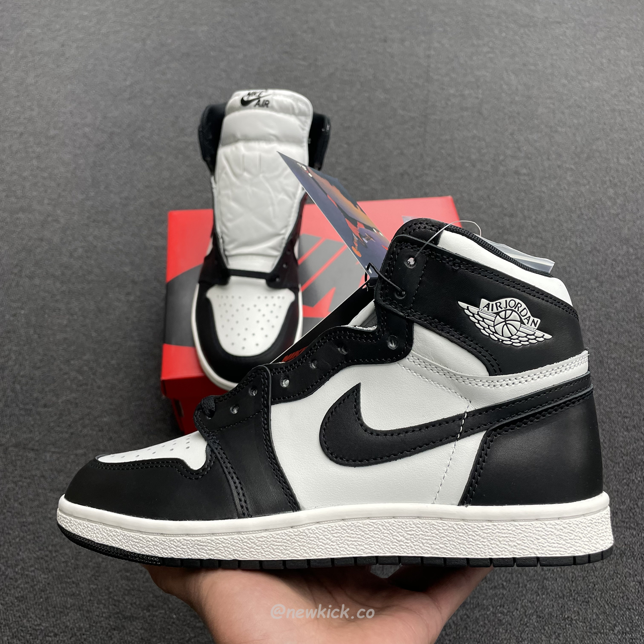 Air Jordan 1 Retro High 85 Black White 2023 Bq4422 001 (8) - newkick.cc