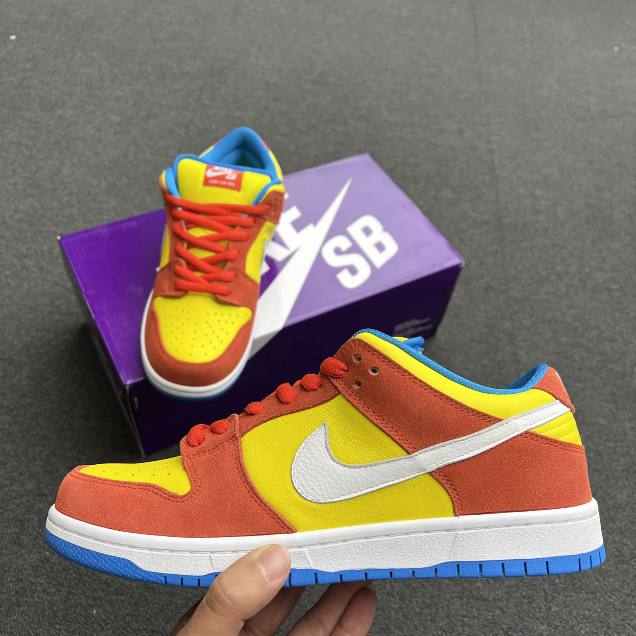 Nike Sb Dunk Low Pro Bart Simpson Bq6817 602 (12) - newkick.cc