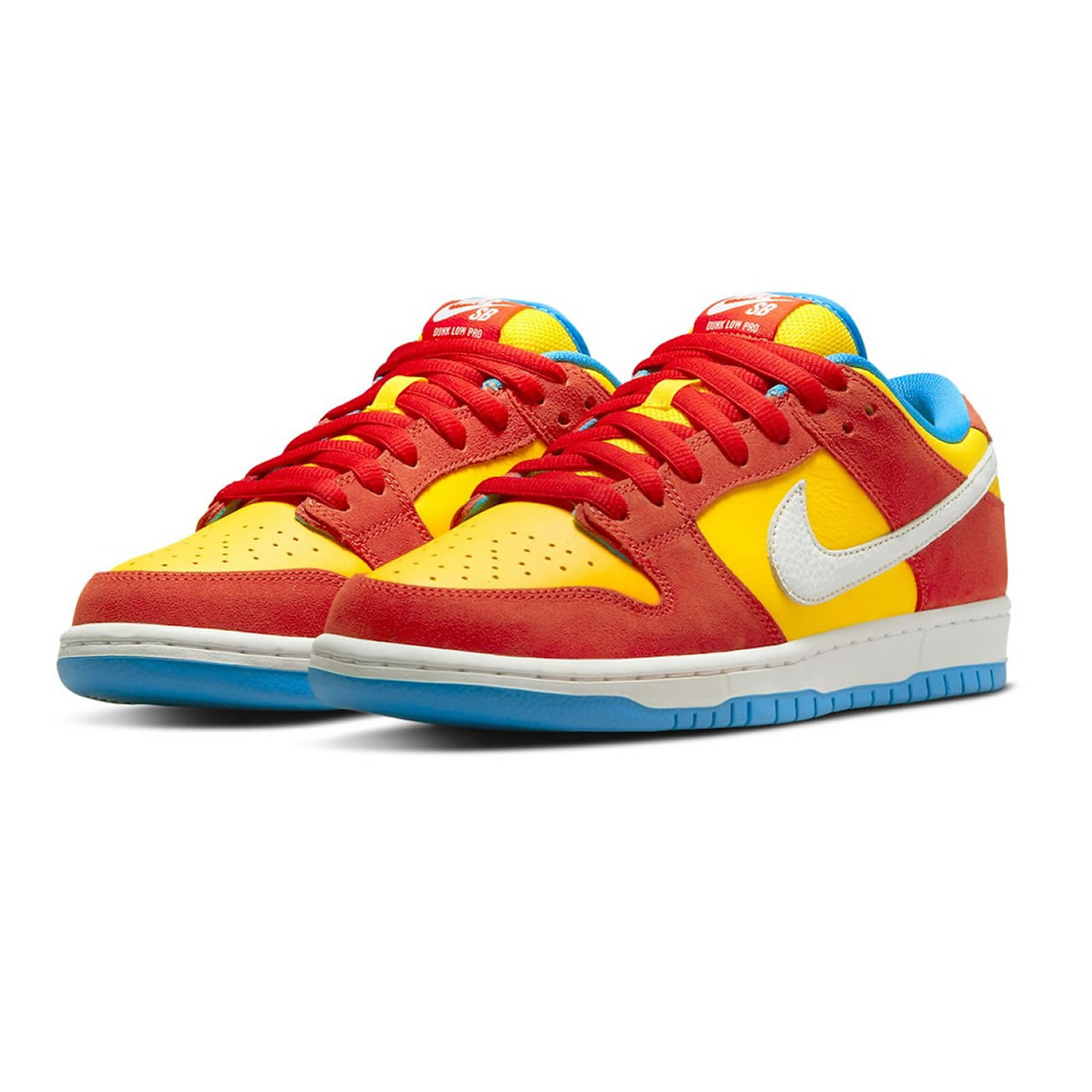 Nike Sb Dunk Low Pro Bart Simpson Bq6817 602 (2) - newkick.cc