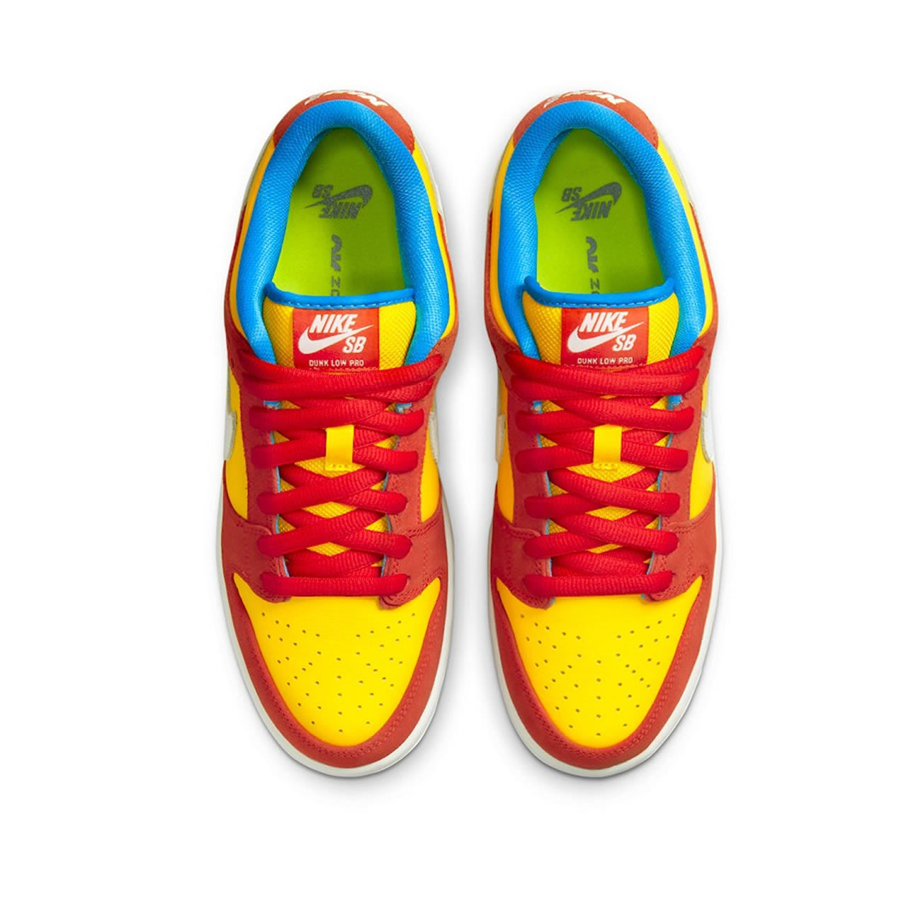 Nike Sb Dunk Low Pro Bart Simpson Bq6817 602 (3) - newkick.cc