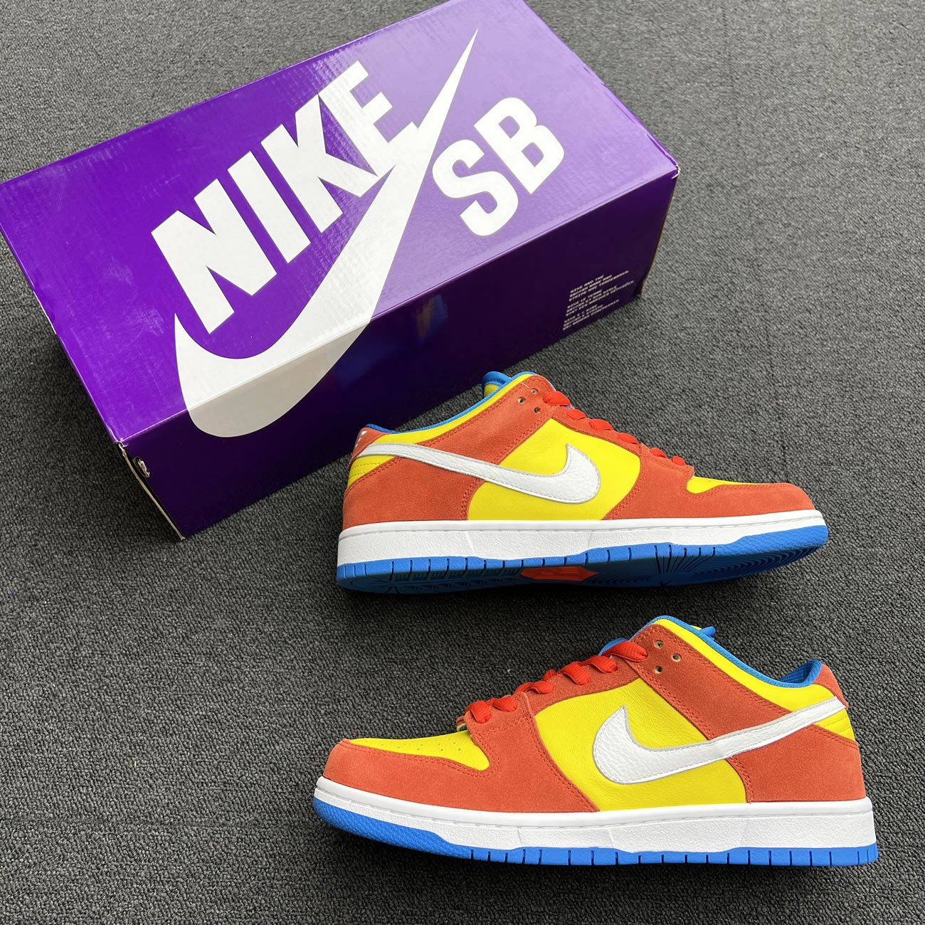 Nike Sb Dunk Low Pro Bart Simpson Bq6817 602 (6) - newkick.cc