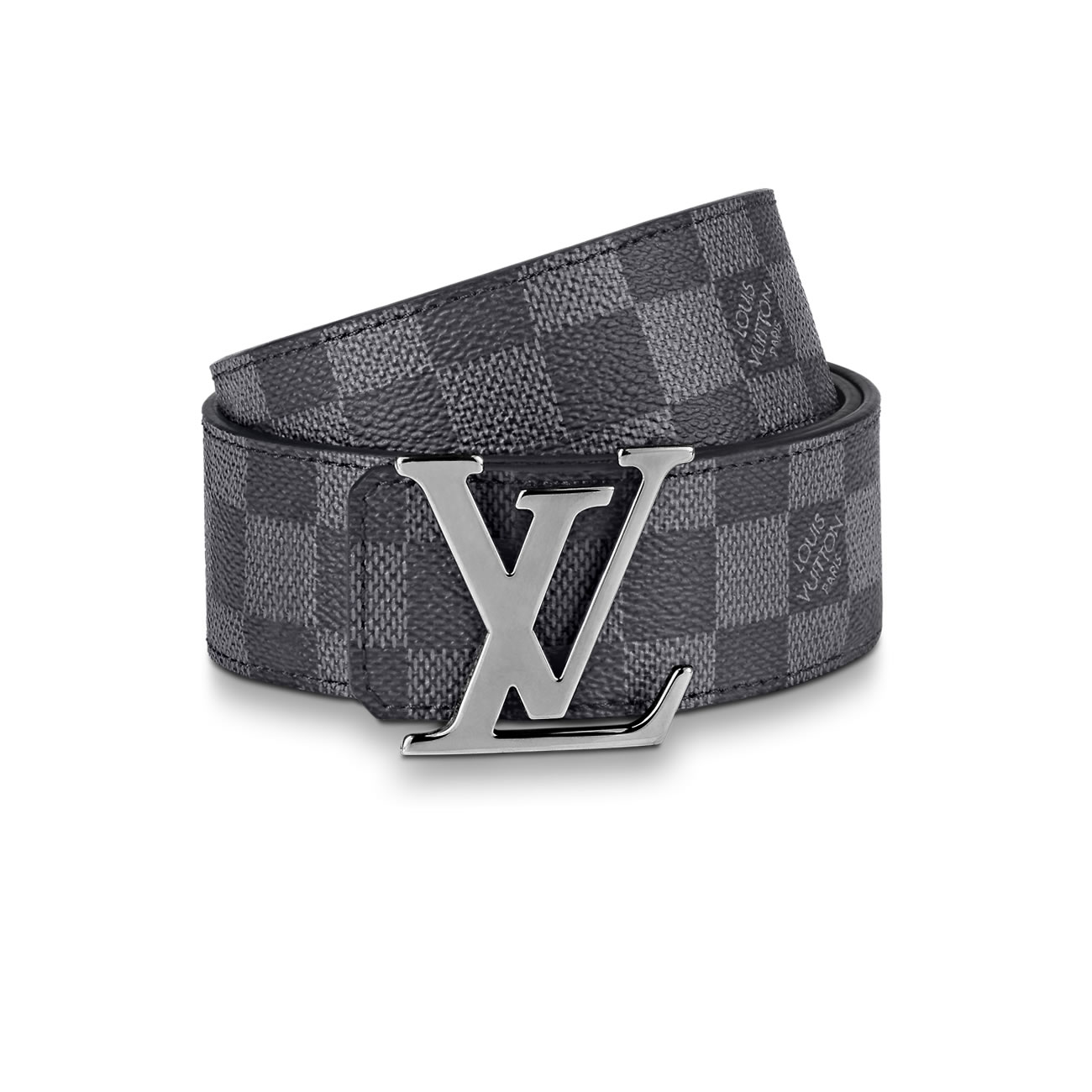 Lv Initiales 95cm 125cm Damier Black Belt (1) - newkick.cc