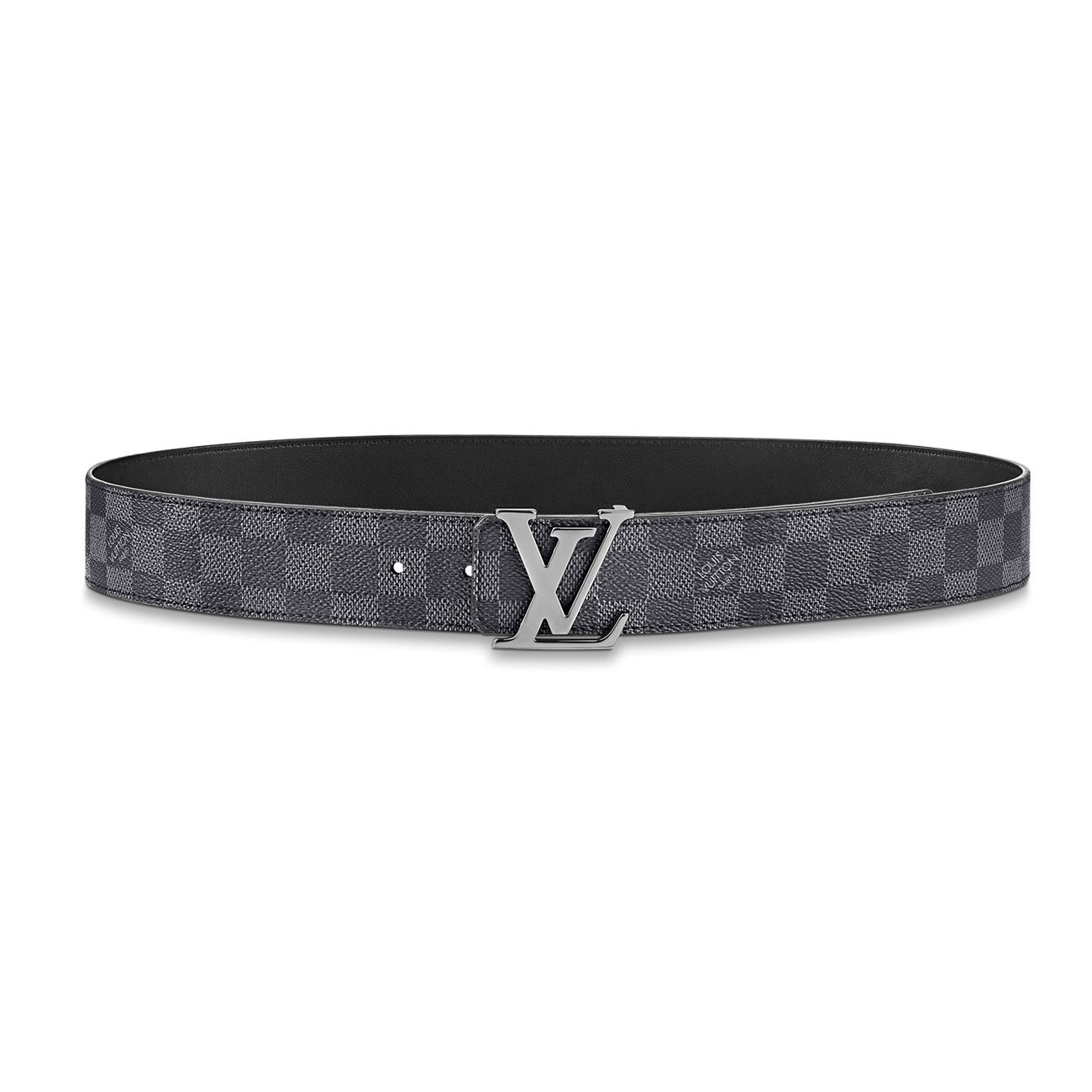 Lv Initiales 95cm 125cm Damier Black Belt (3) - newkick.cc