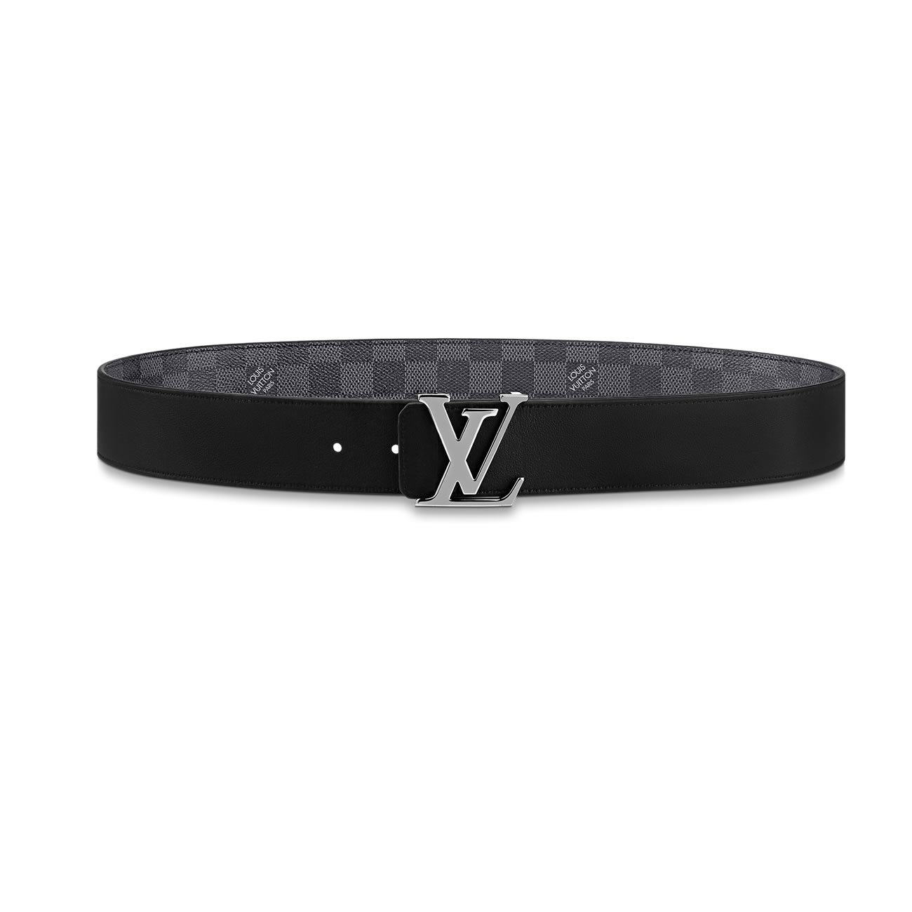 Lv Initiales 95cm 125cm Damier Black Belt (9) - newkick.cc