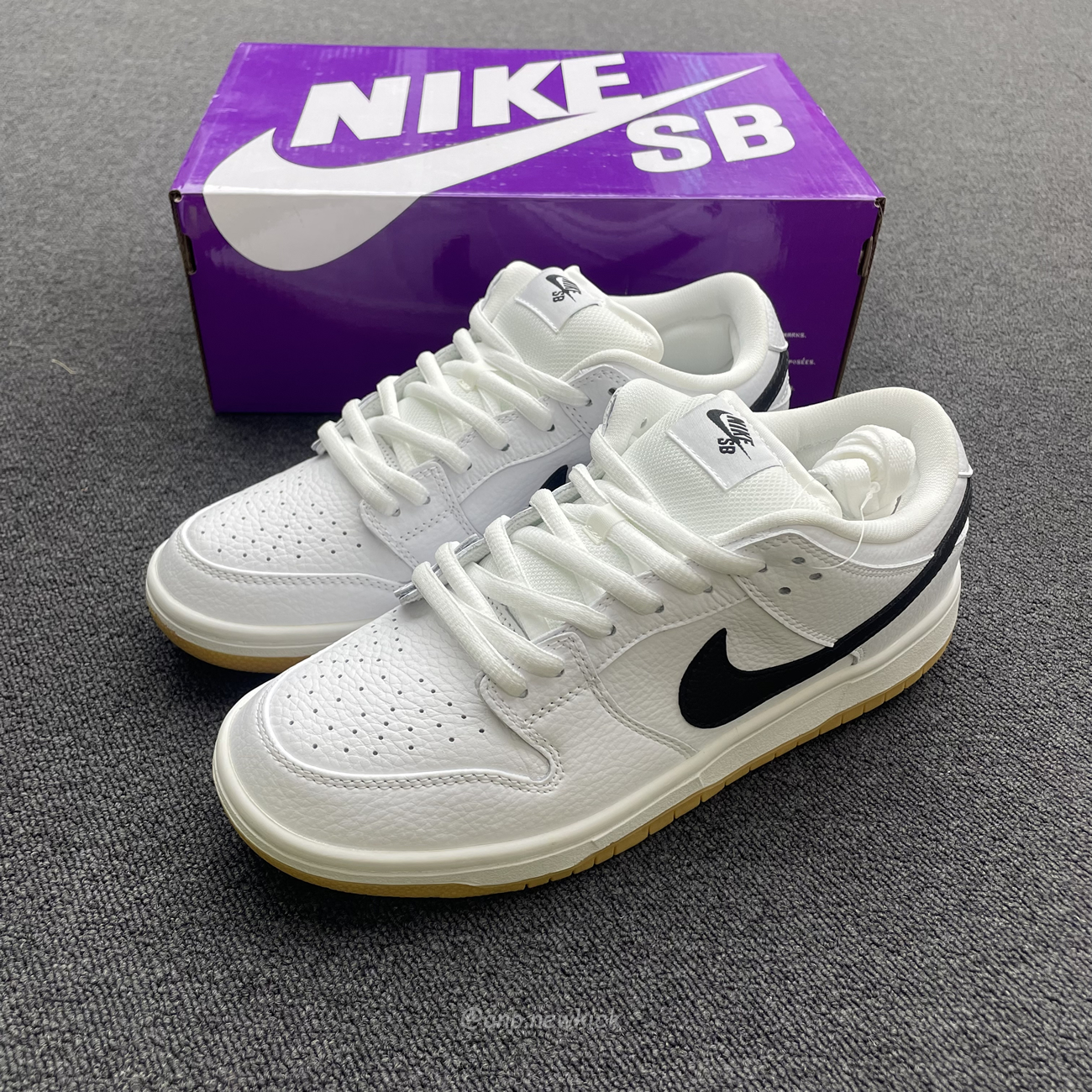 Nike Sb Dunk Low Pro White Gum Cd2563 101 (4) - newkick.cc