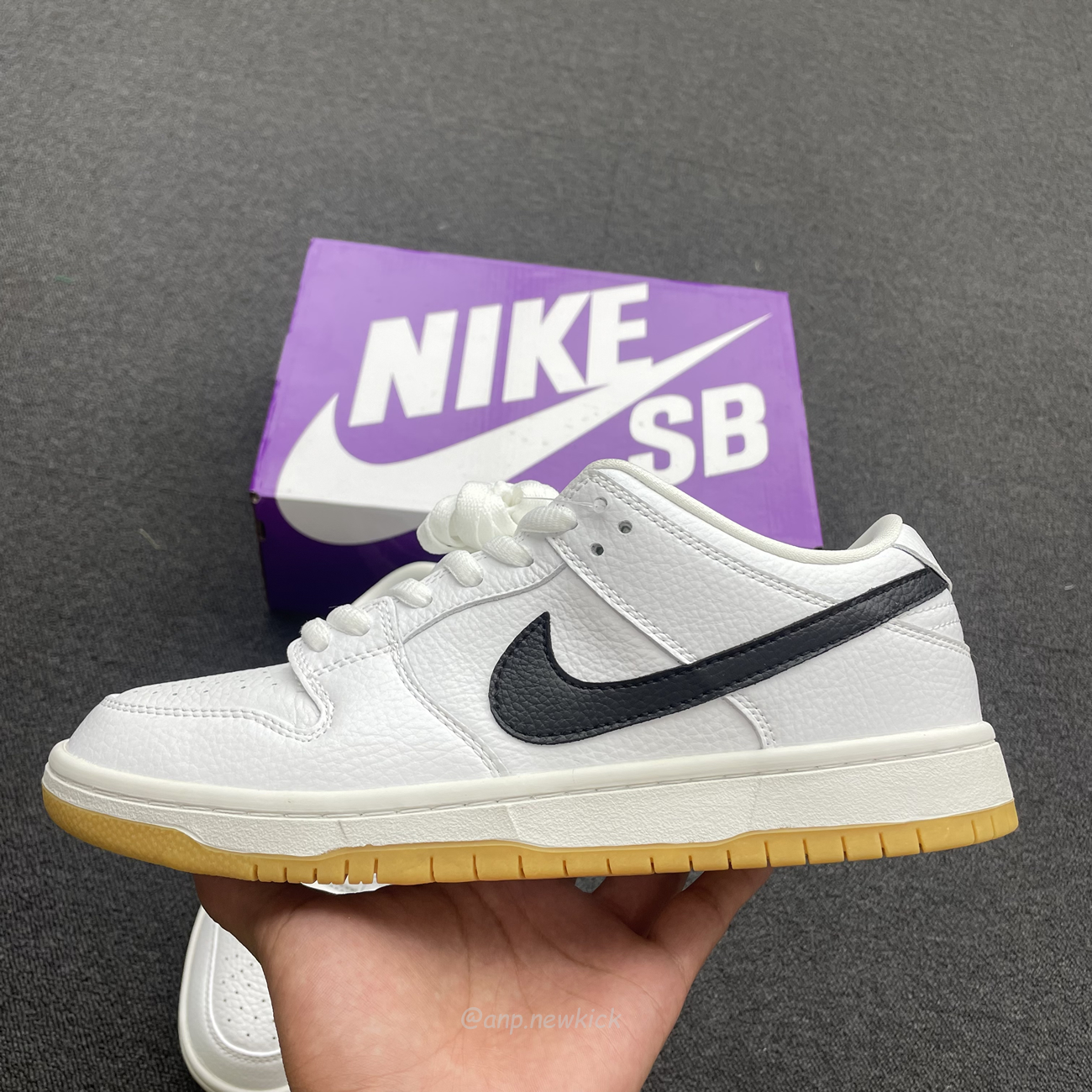 Nike Sb Dunk Low Pro White Gum Cd2563 101 (5) - newkick.cc