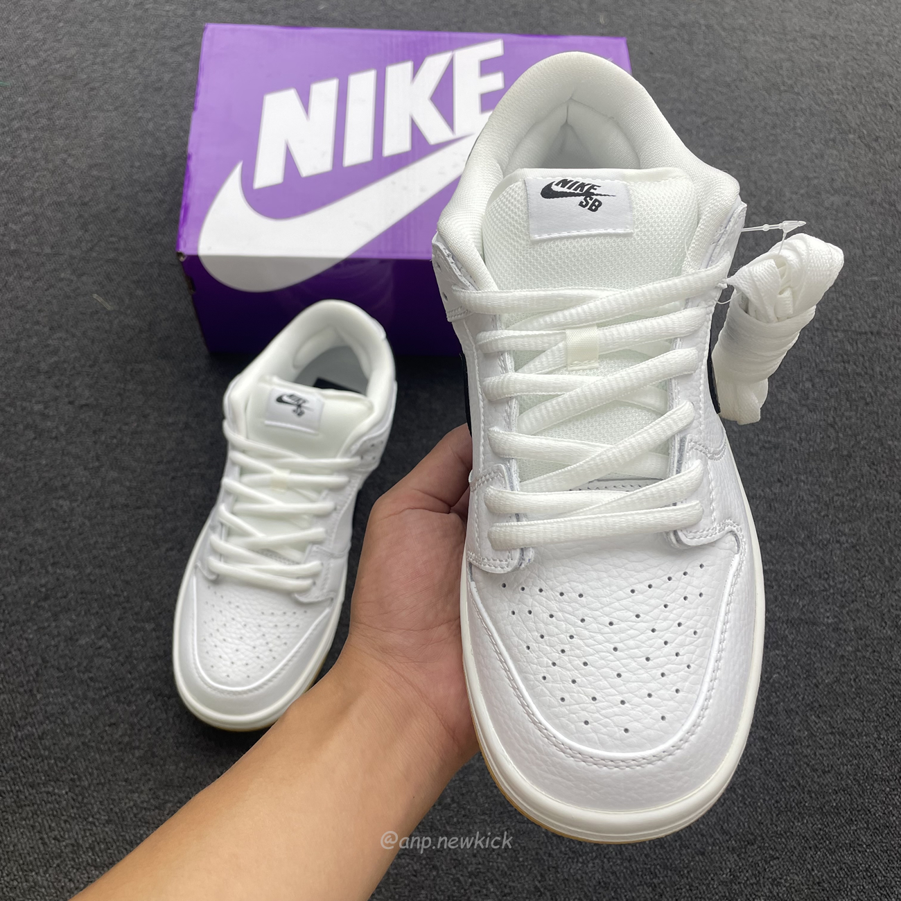 Nike Sb Dunk Low Pro White Gum Cd2563 101 (6) - newkick.cc