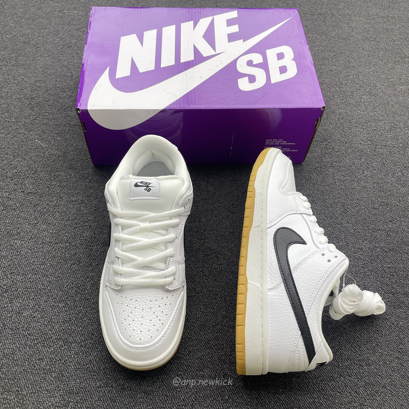 Nike Sb Dunk Low Pro White Gum Cd2563 101 (9) - newkick.cc