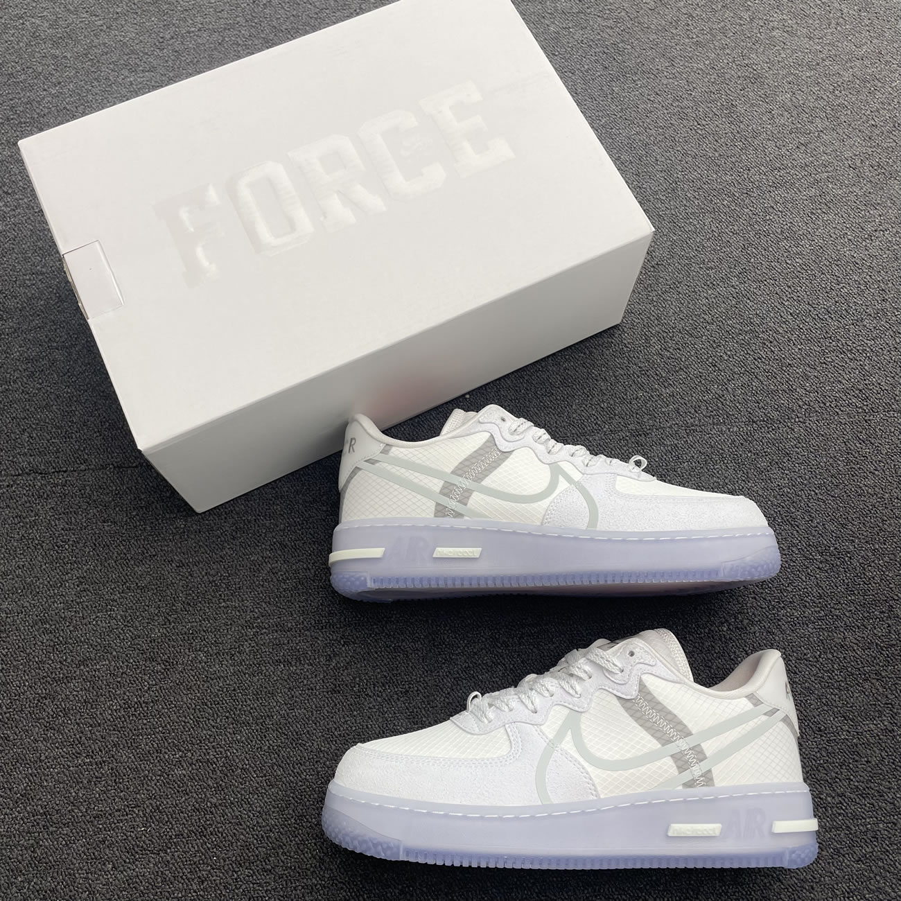 Nike Air Force 1 React White Light Bone Cq8879 100 (13) - newkick.cc