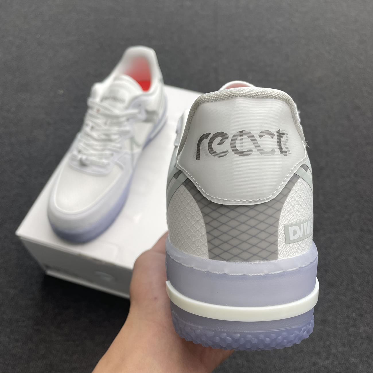 Nike Air Force 1 React White Light Bone Cq8879 100 (9) - newkick.cc