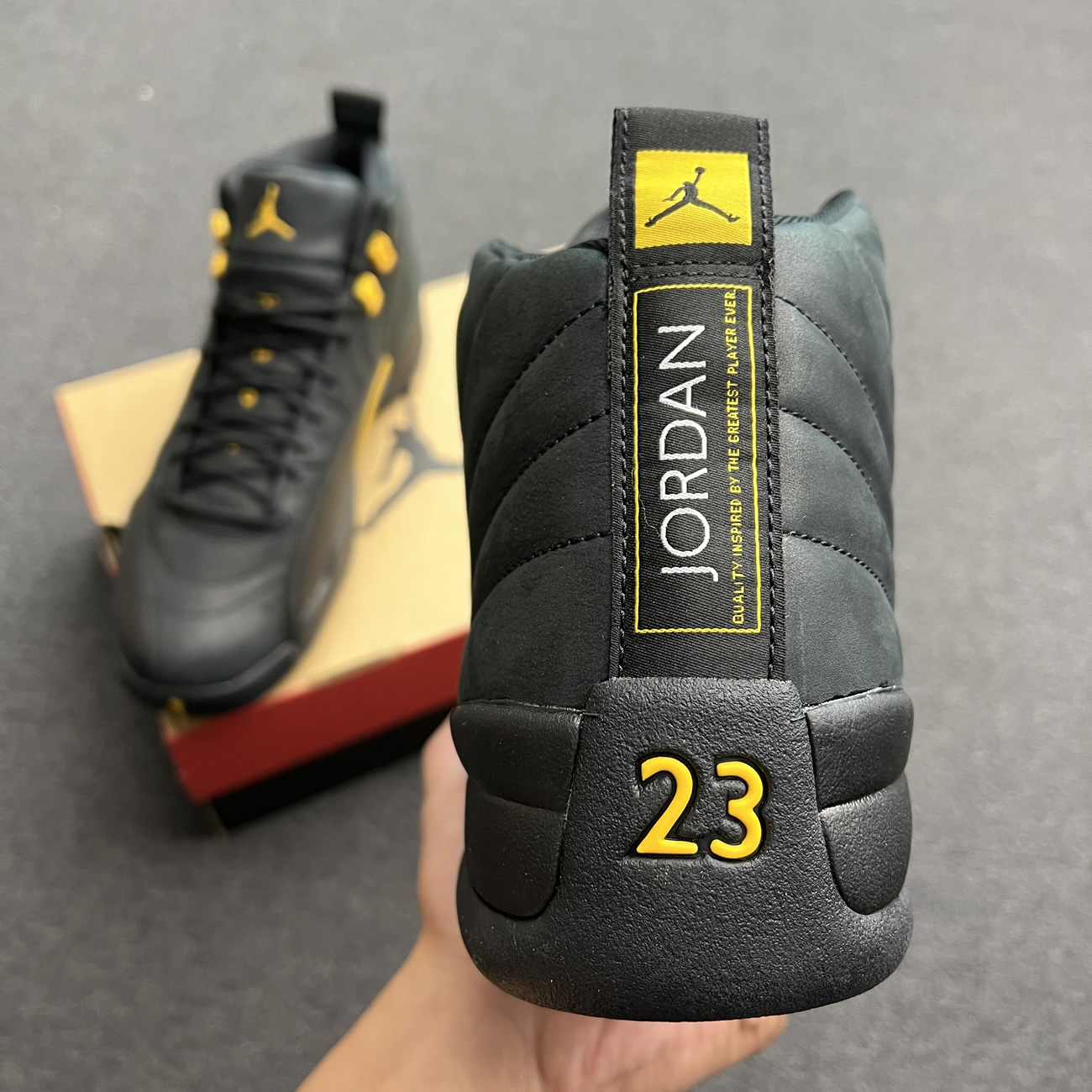 Jordan 12 Retro Black Taxi Ct8013 071 (11) - newkick.cc