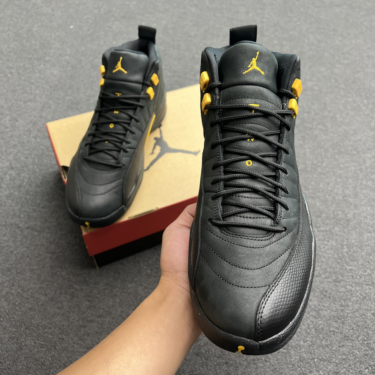 Jordan 12 Retro Black Taxi Ct8013 071 (12) - newkick.cc