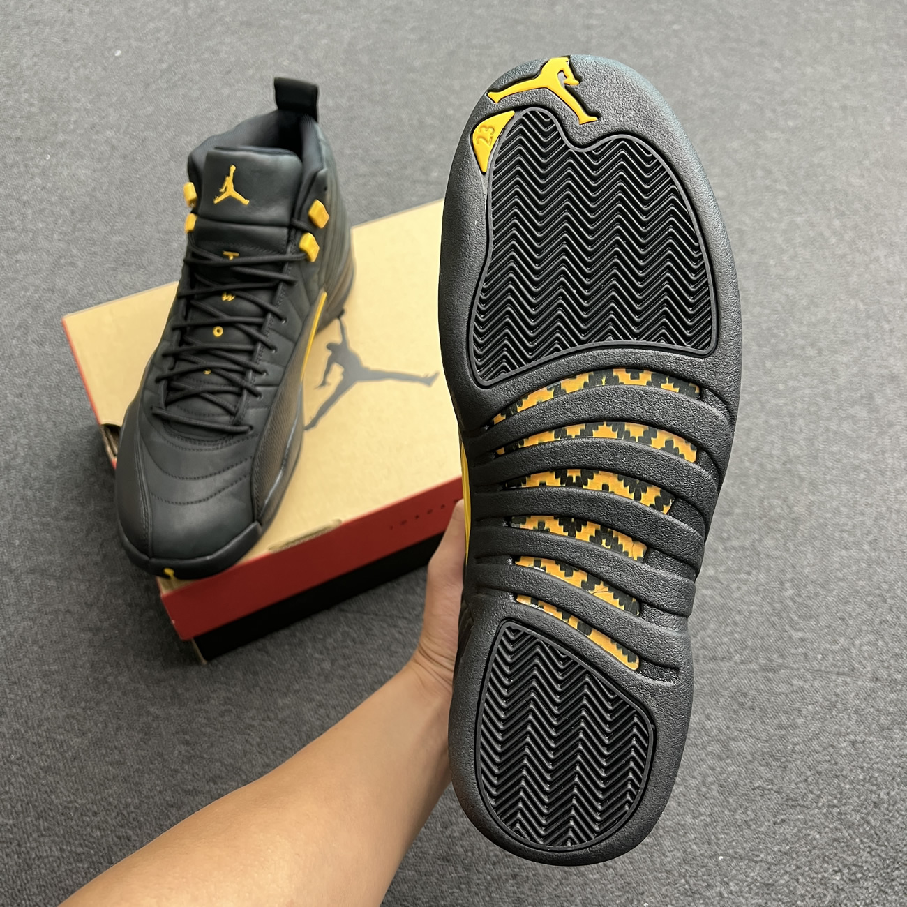 Jordan 12 Retro Black Taxi Ct8013 071 (13) - newkick.cc