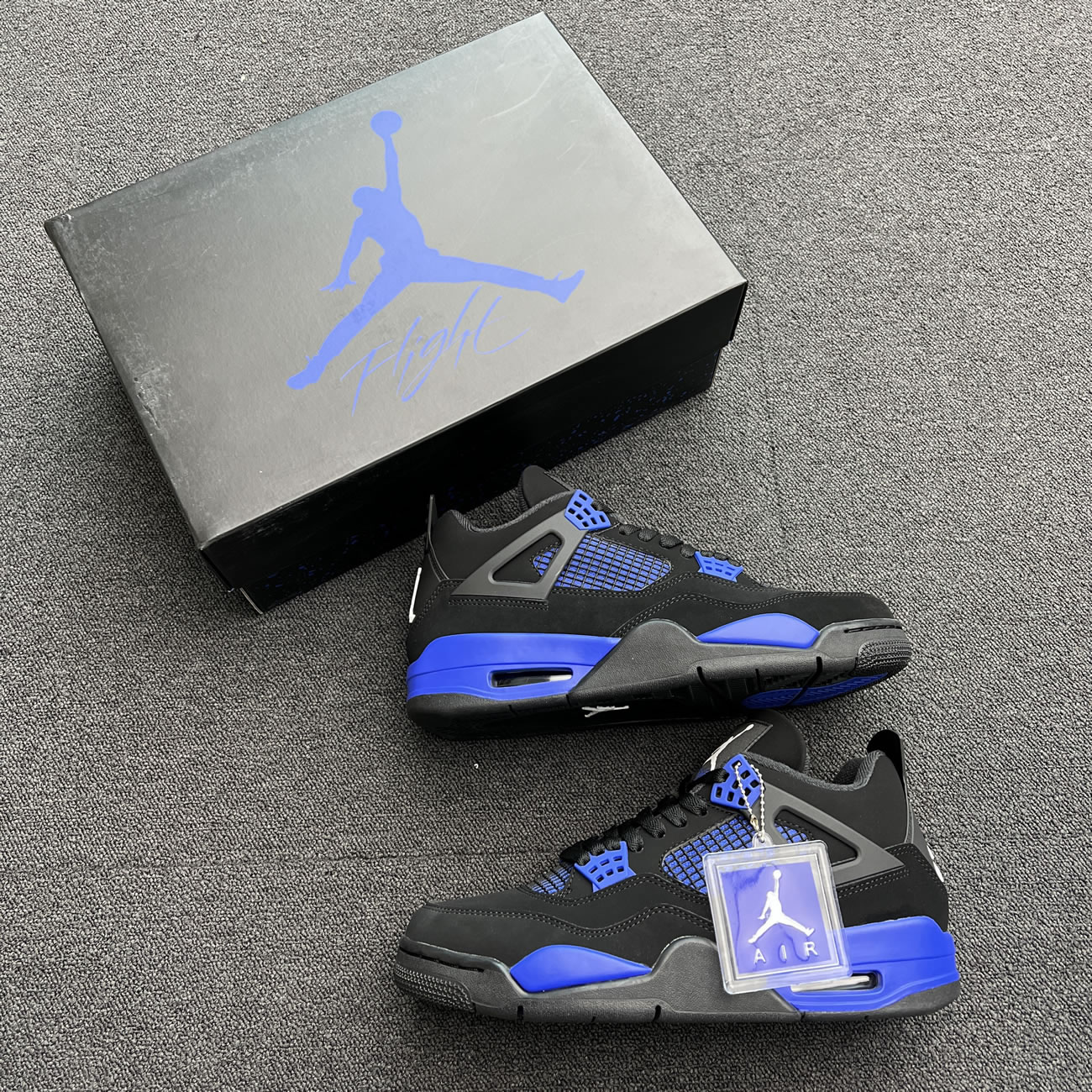 Air Jordan 4 Retro Black Game Royal Ct8527 018 (2) - newkick.cc