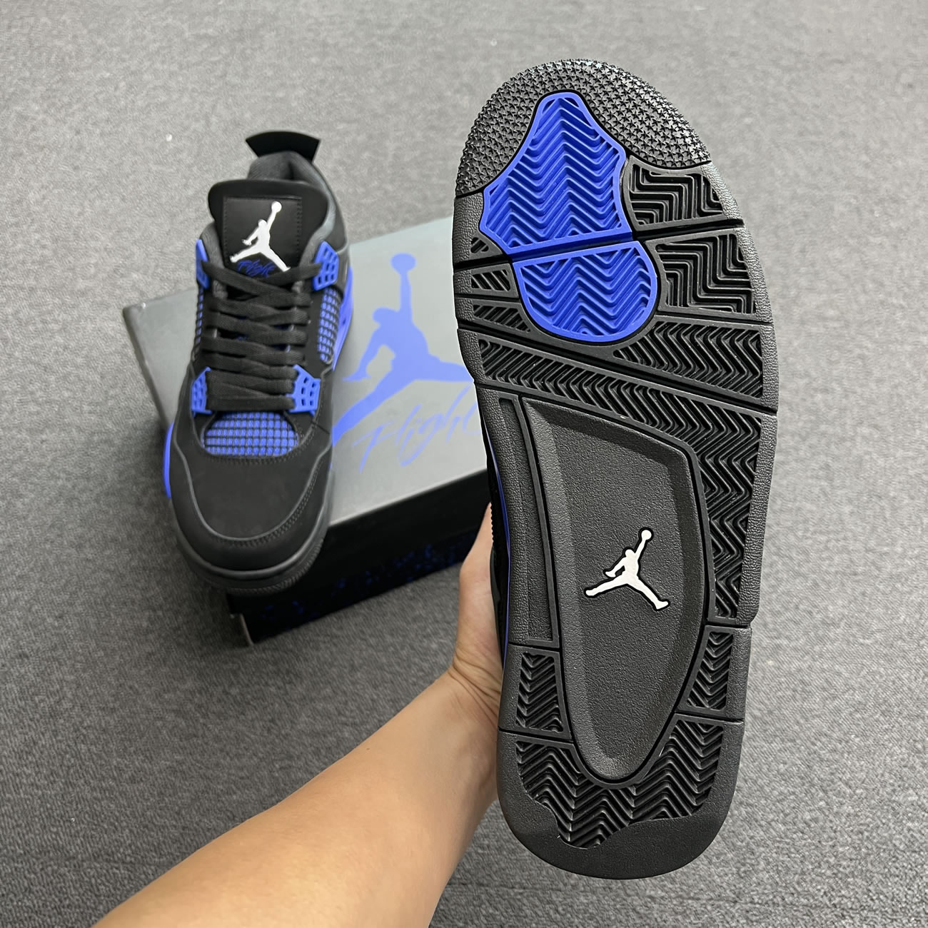 Air Jordan 4 Retro Black Game Royal Ct8527 018 (3) - newkick.cc