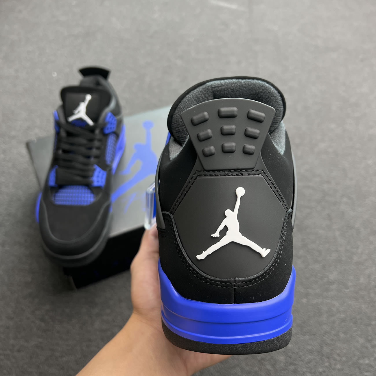 Air Jordan 4 Retro Black Game Royal Ct8527 018 (5) - newkick.cc