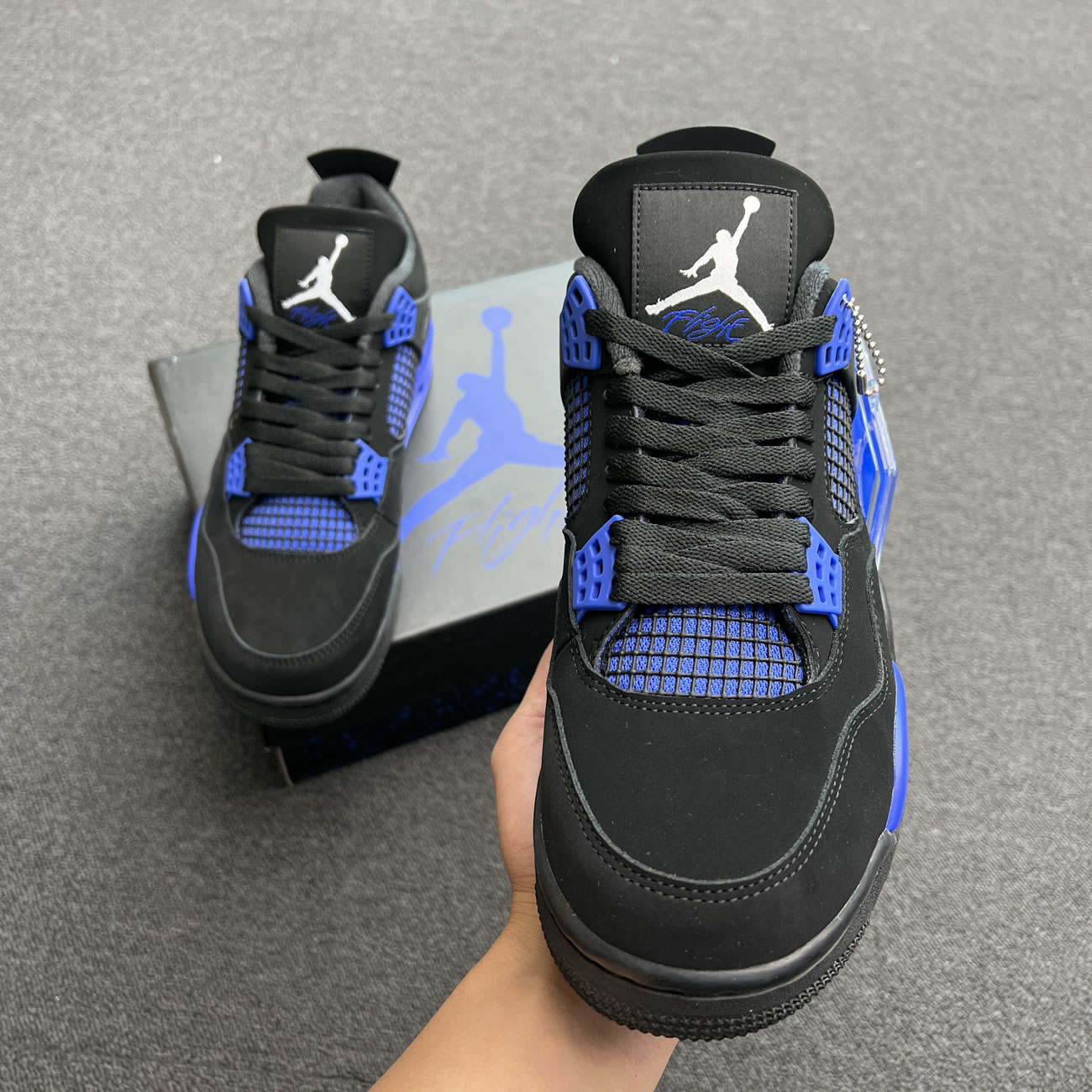 Air Jordan 4 Retro Black Game Royal Ct8527 018 (7) - newkick.cc