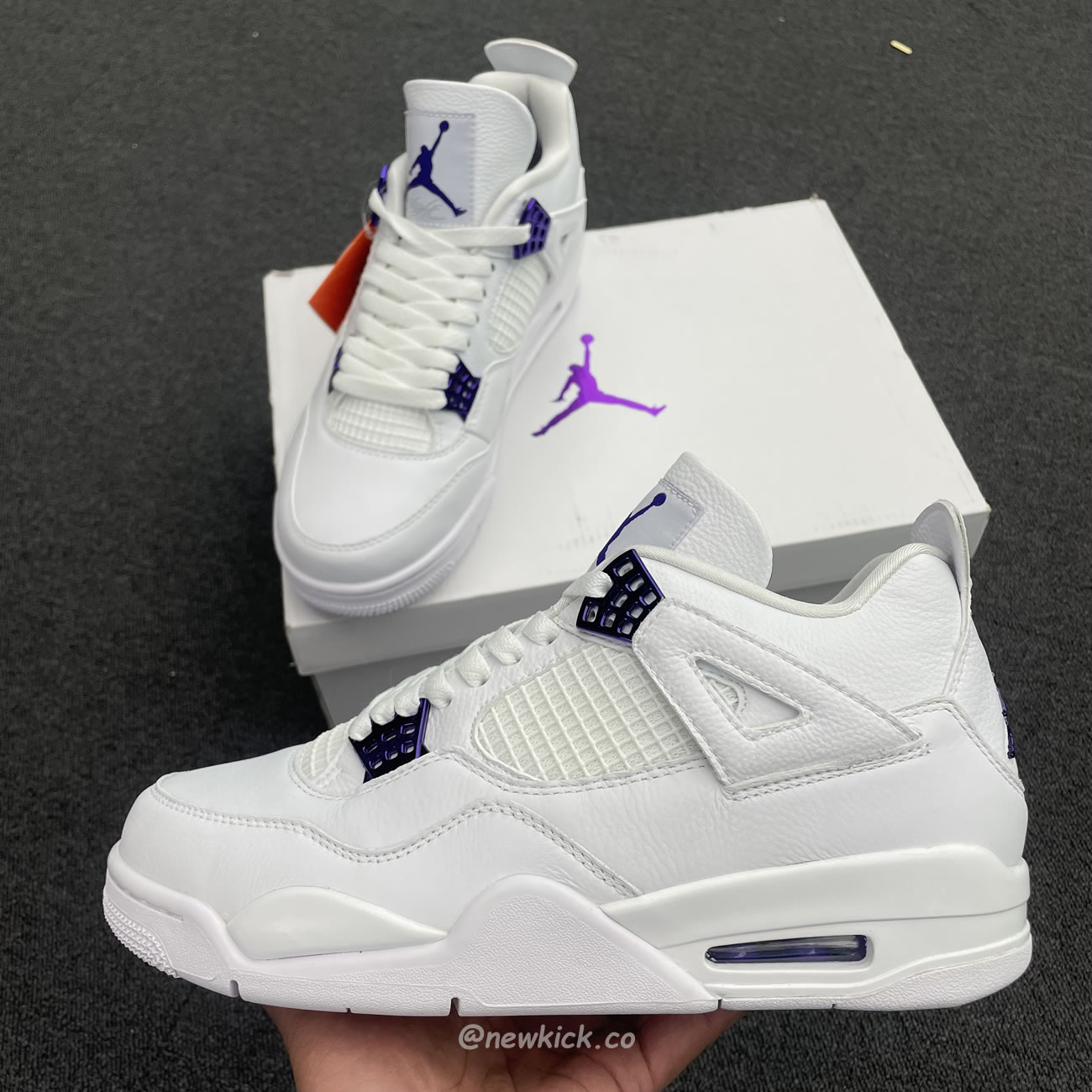 Air Jordan 4 Retro Metallic Purple Ct8527 115 (10) - newkick.cc