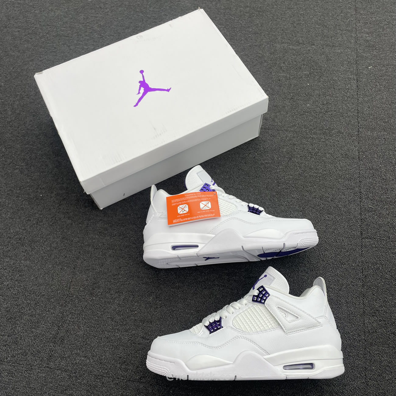 Air Jordan 4 Retro Metallic Purple Ct8527 115 (8) - newkick.cc