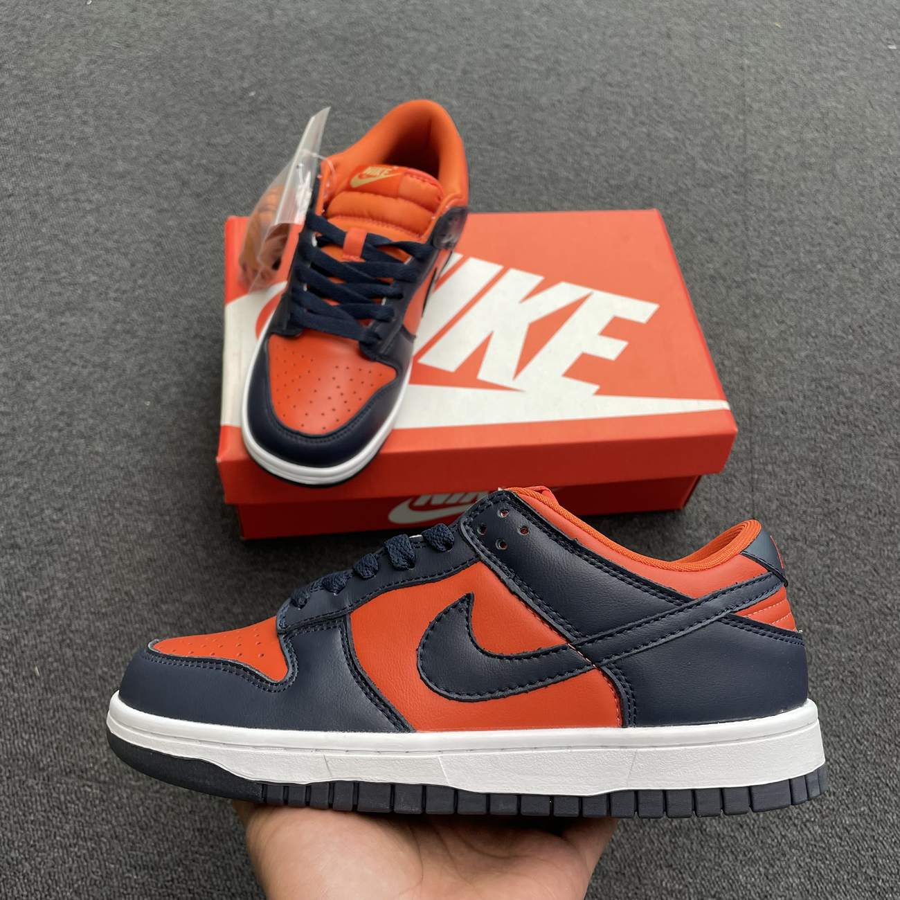 Nike Dunk Low Sp Champ Colors University Orange Marine 2020 Cu1727 800 (9) - newkick.cc