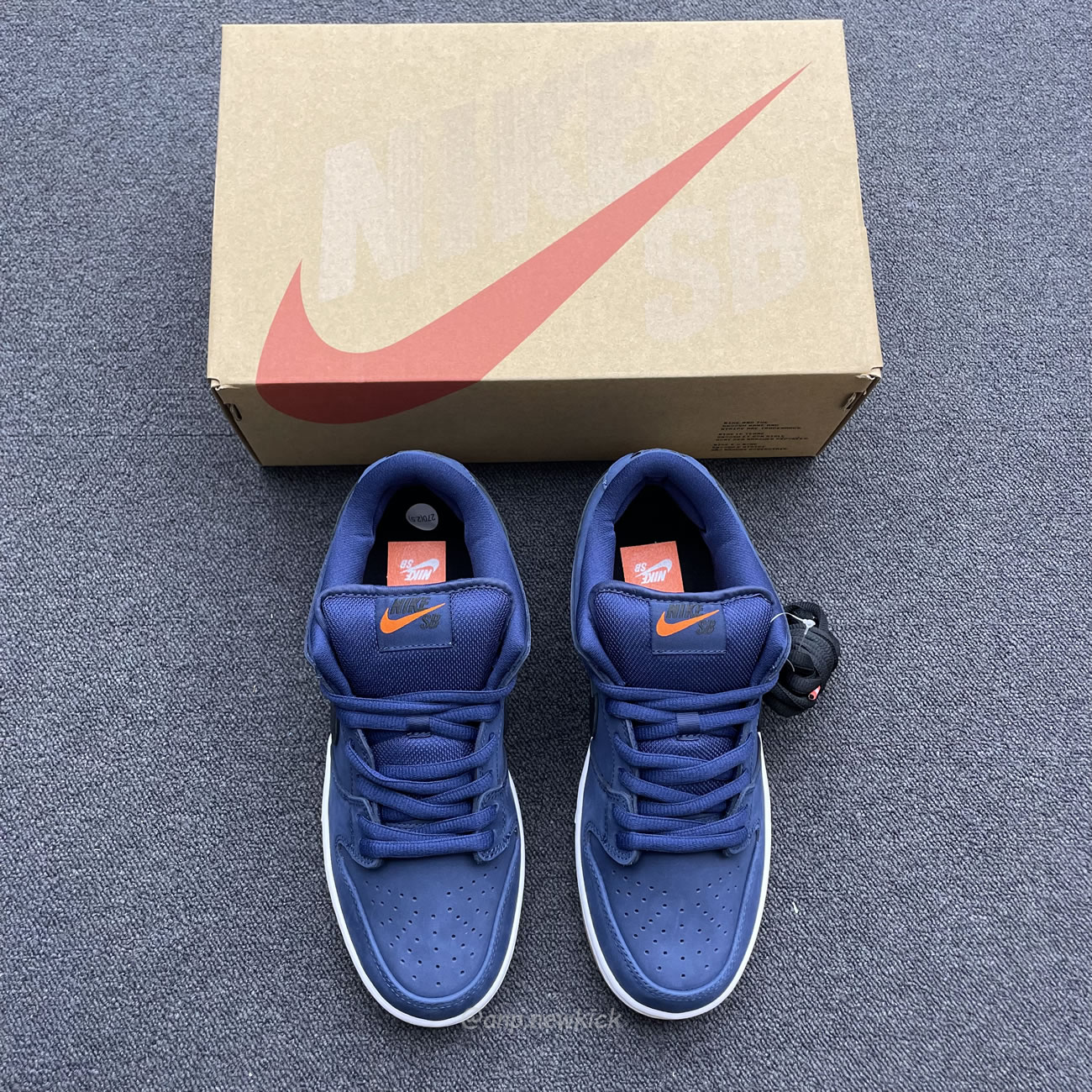 Nike Sb Dunk Low Navy Black Gum Cw7463 401 (8) - newkick.cc