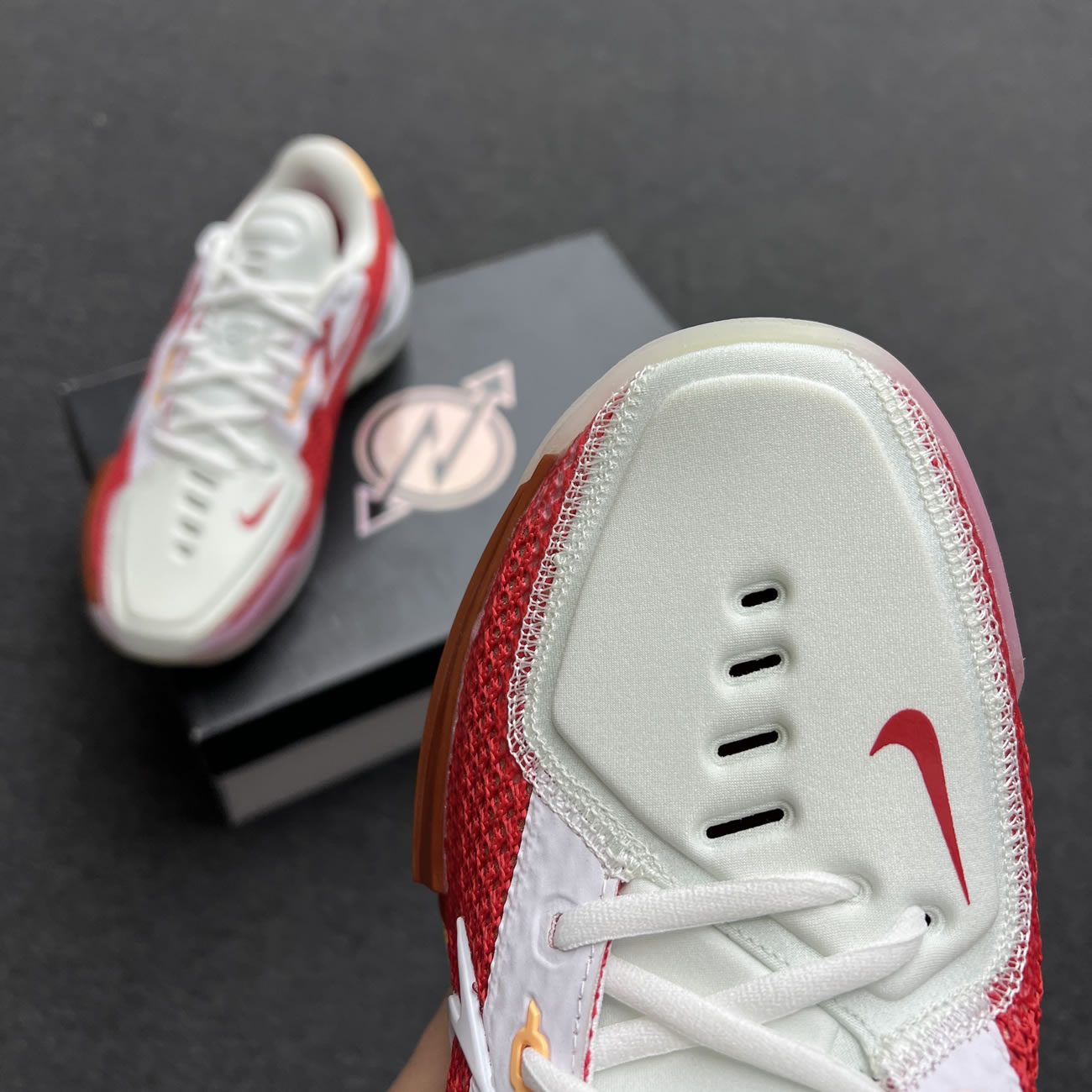 Nike Air Zoom Gt Cut University Red White Yellow (51) - newkick.cc