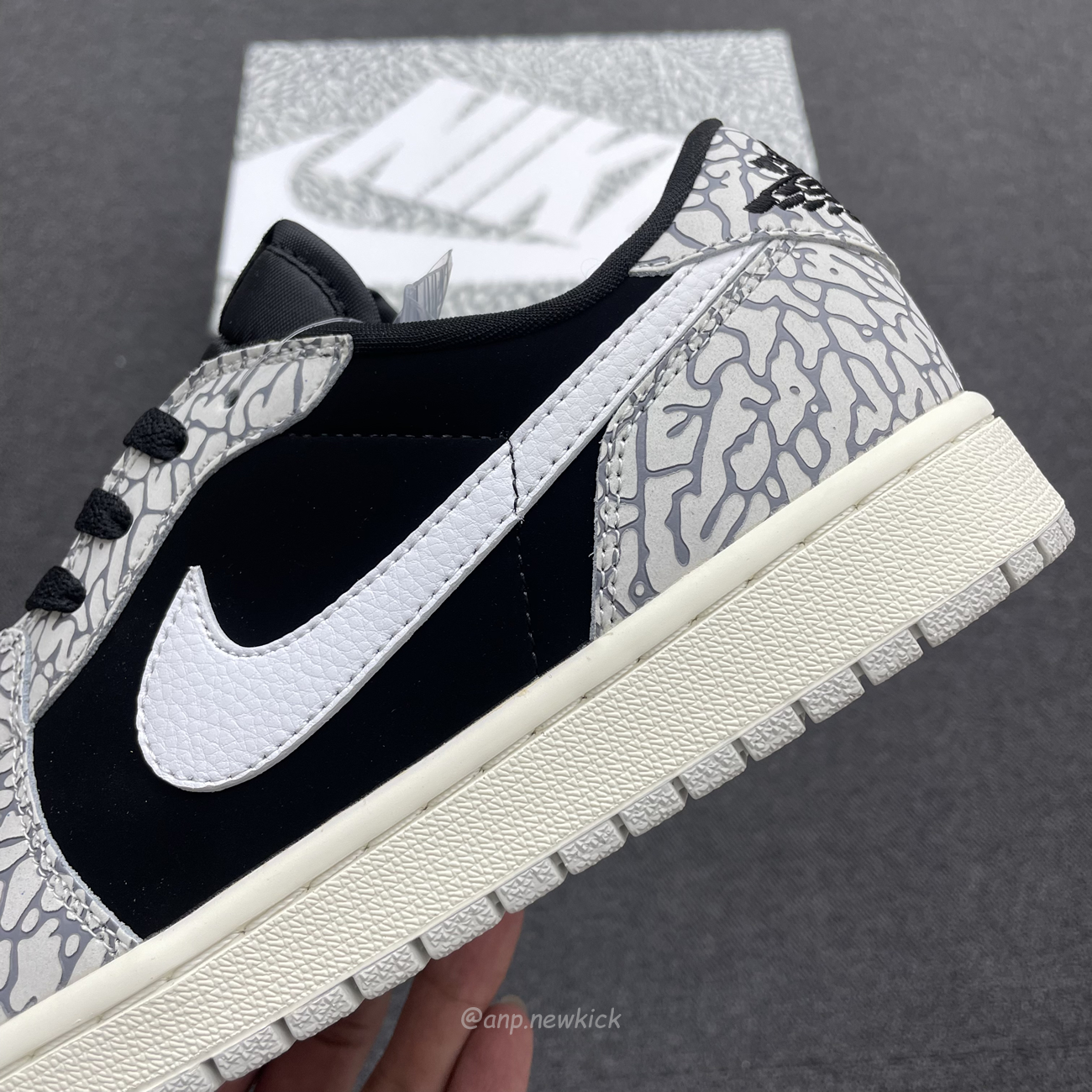 Air Jordan 1 Retro Low Og Black Cement Cz0790 001 (17) - newkick.cc