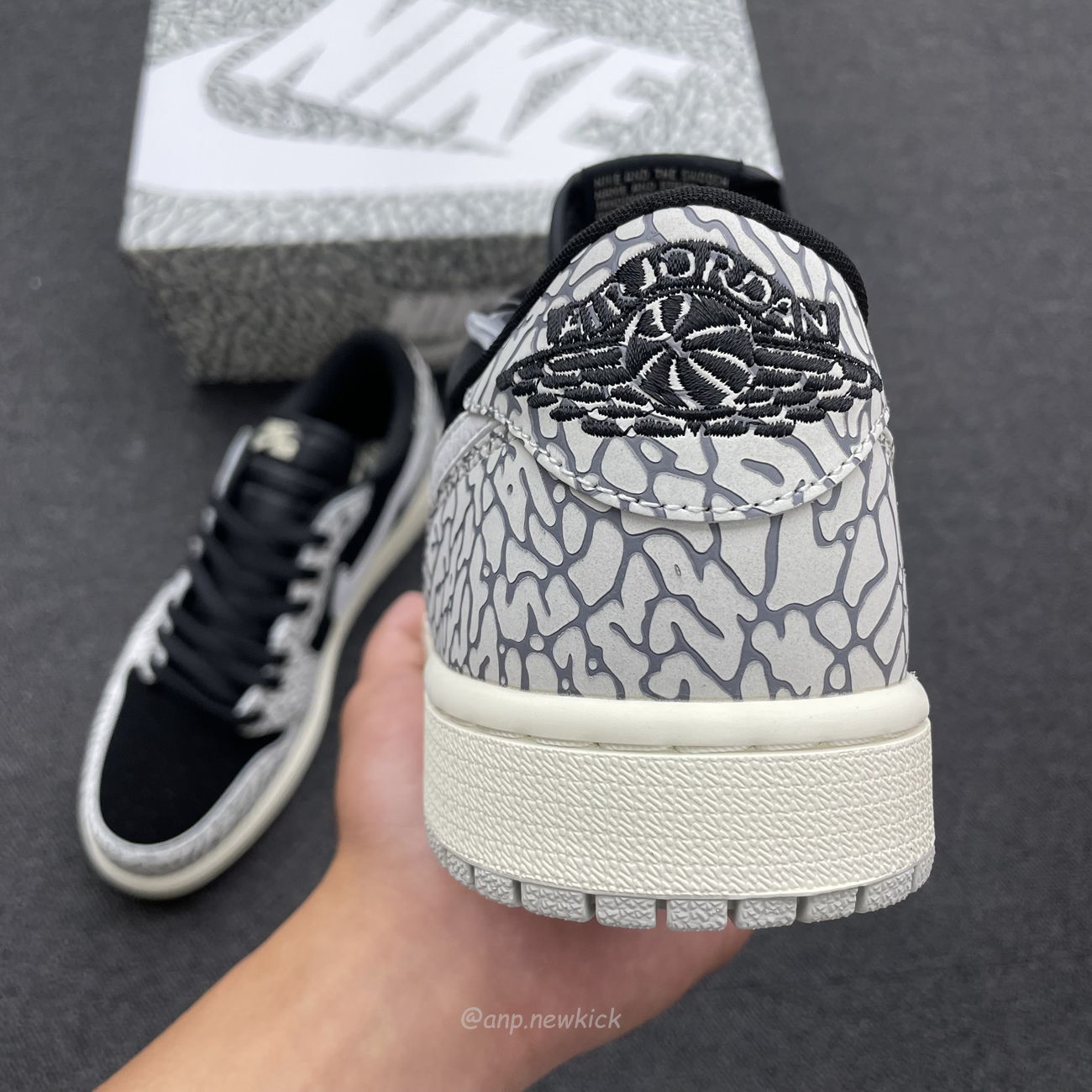 Air Jordan 1 Retro Low Og Black Cement Cz0790 001 (19) - newkick.cc