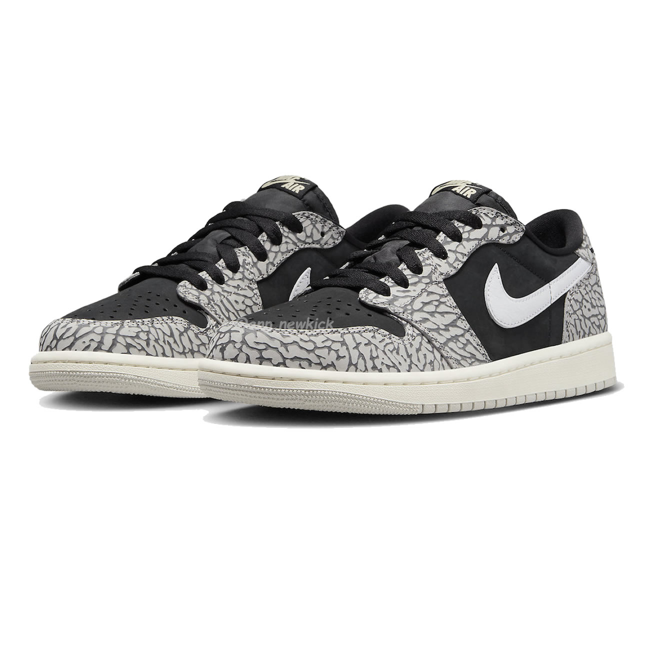 Air Jordan 1 Retro Low Og Black Cement Cz0790 001 (2) - newkick.cc