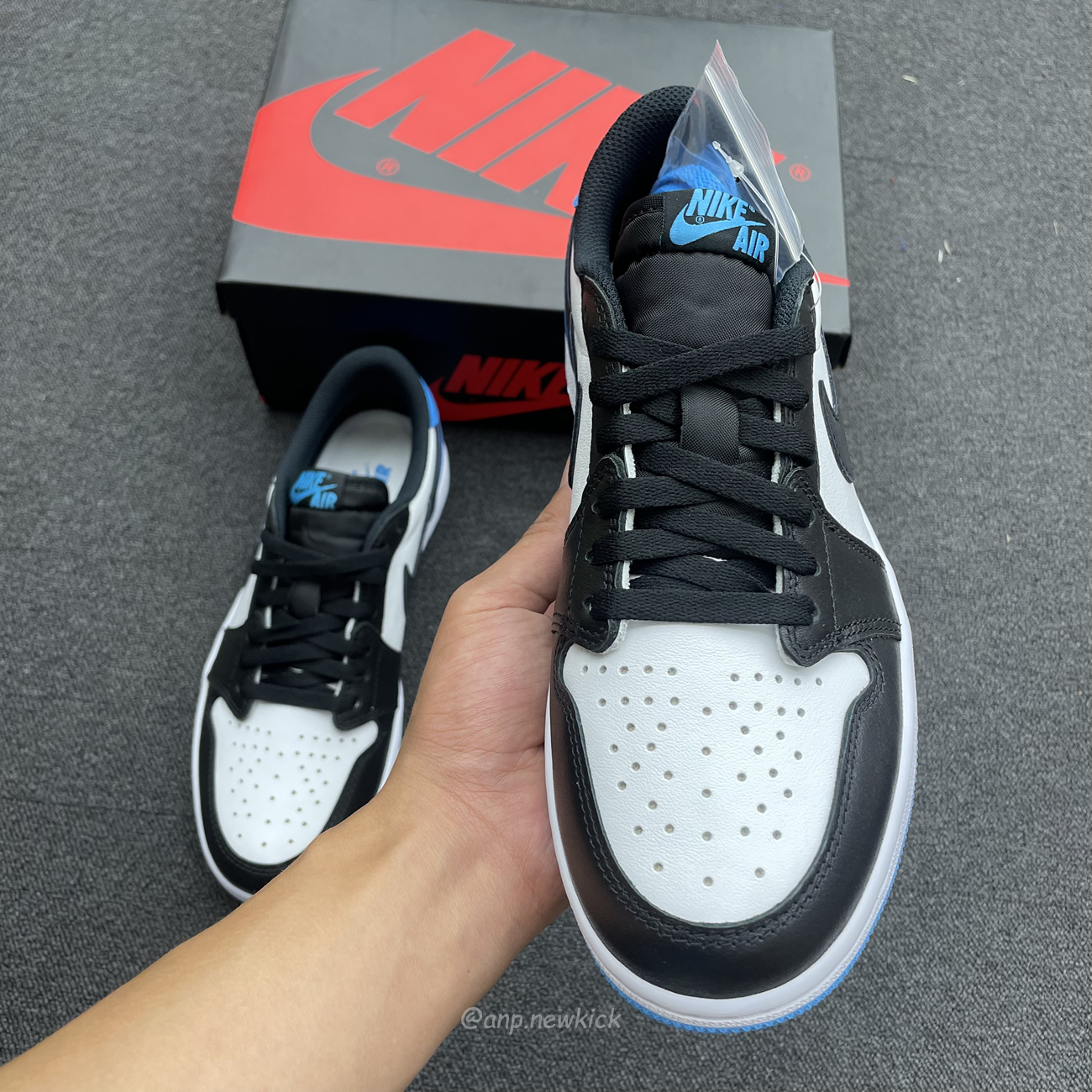 Air Jordan 1 Retro Low Og Black Dark Powder Blue Cz0790 104 (8) - newkick.cc