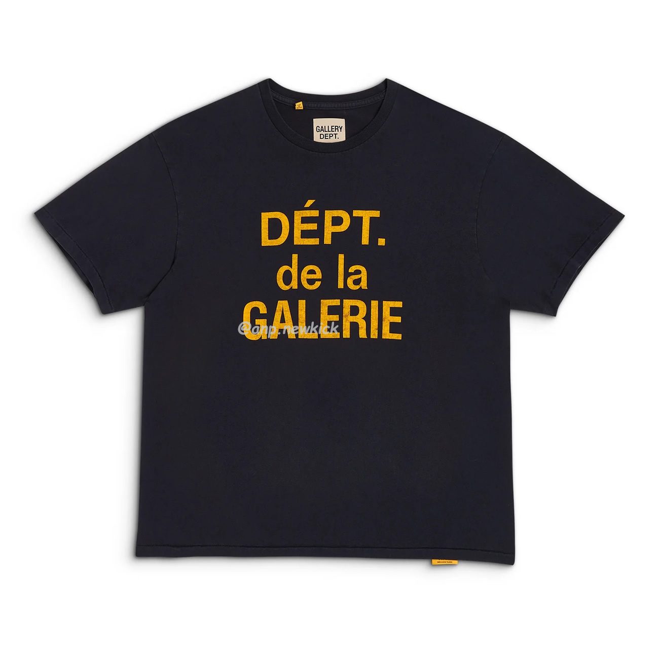 Gallery Dept Logo Print Cotton Jersey T Shirt (1) - newkick.cc