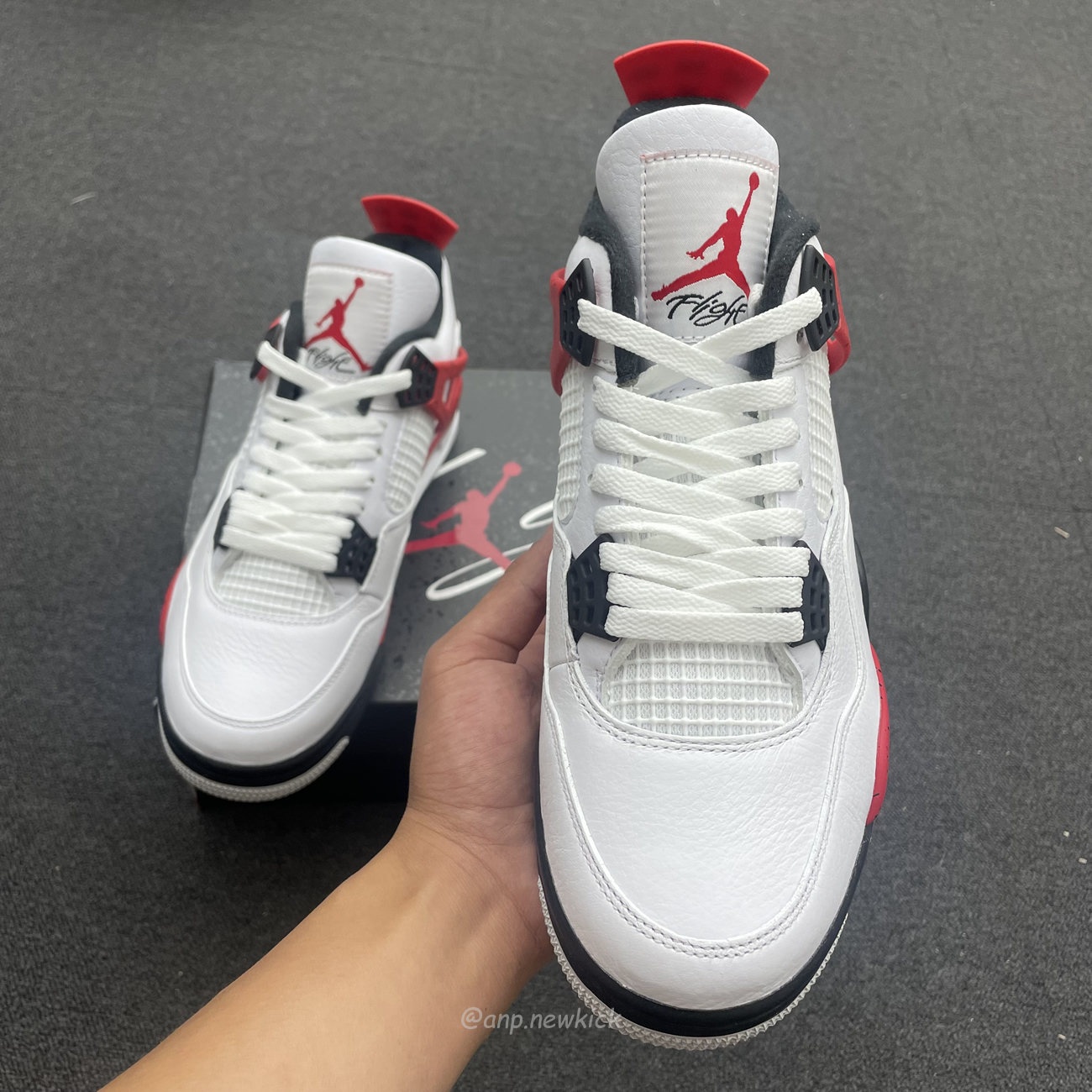 Air Jordan 4 Retro Red Cement Dh6927 161 (4) - newkick.cc