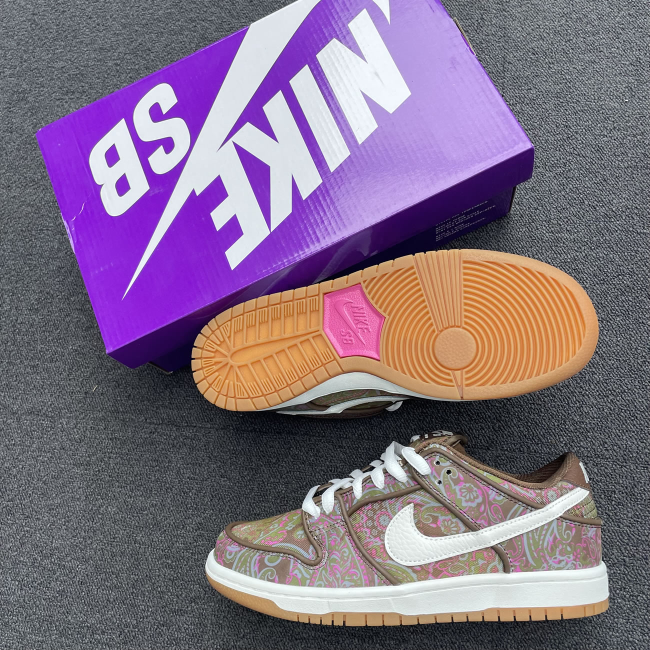 Nike Sb Dunk Low Pro Paisley Brown Dh7534 200 (8) - newkick.cc