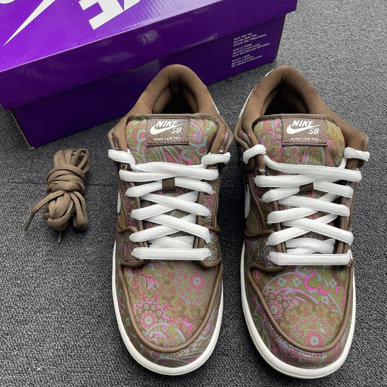 Nike Sb Dunk Low Pro Paisley Brown Dh7534 200 (9) - newkick.cc