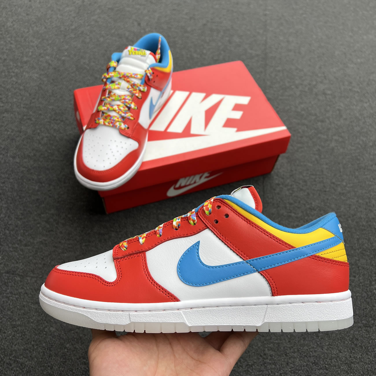 Nike Dunk Low Qs Lebron James Fruity Pebbles Dh8009 600 (9) - newkick.cc