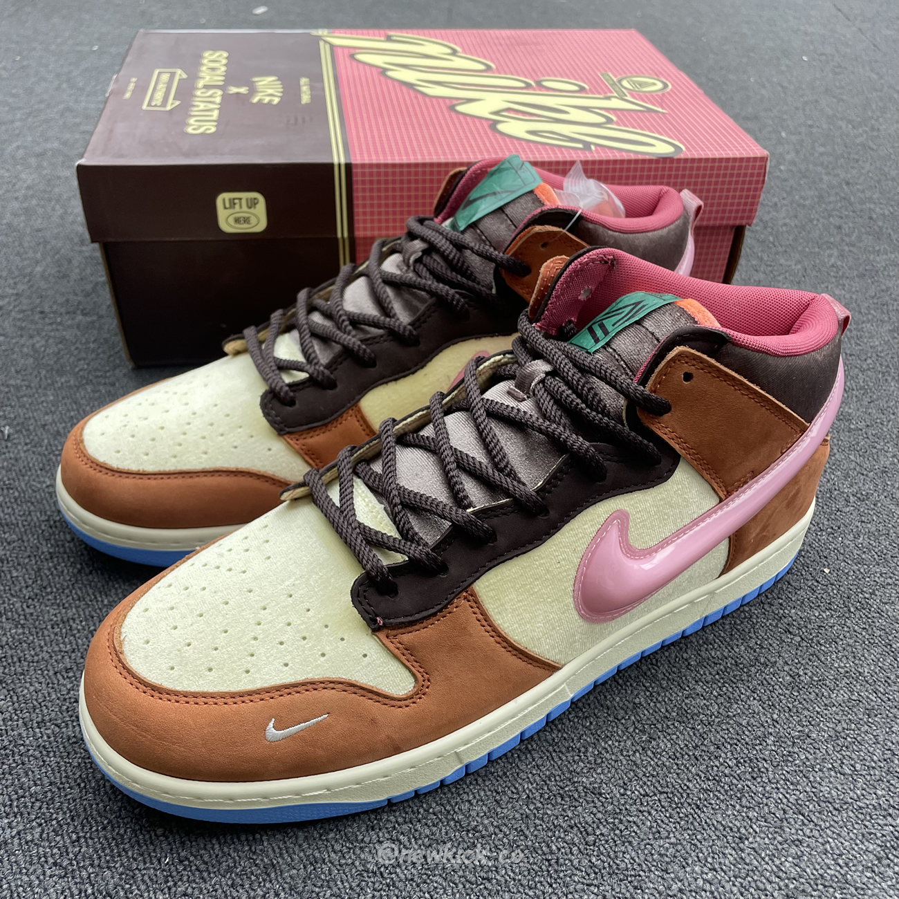 Nike Dunk Mid Social Status Free Lunch Chocolate Milk Dj1173 700 (8) - newkick.cc