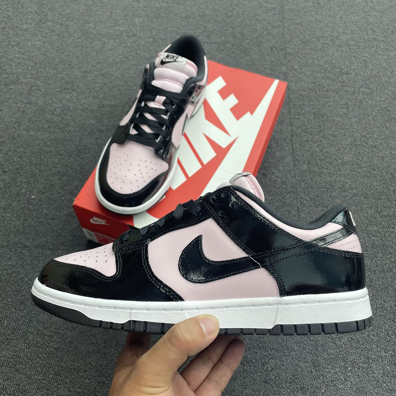 Nike Dunk Low Pink Foam Black W Dj9955 600 (8) - newkick.cc