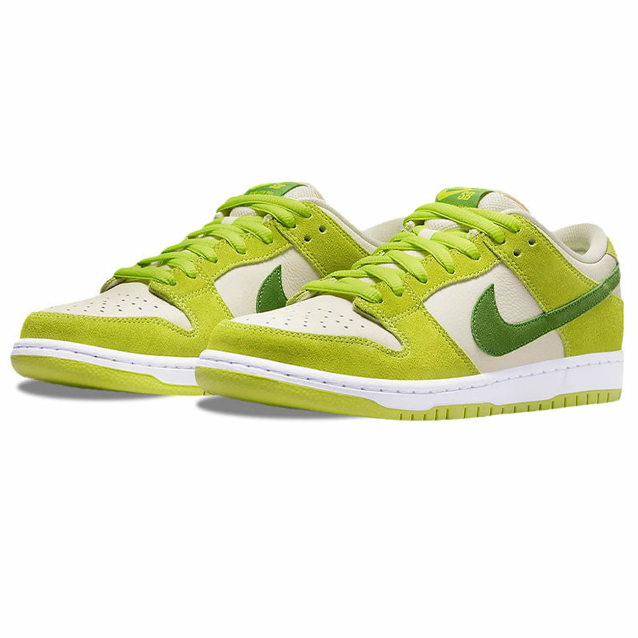 Nike Sb Skateboard Dunk Low Pro Green Apple Dm0807 300 (3) - newkick.cc