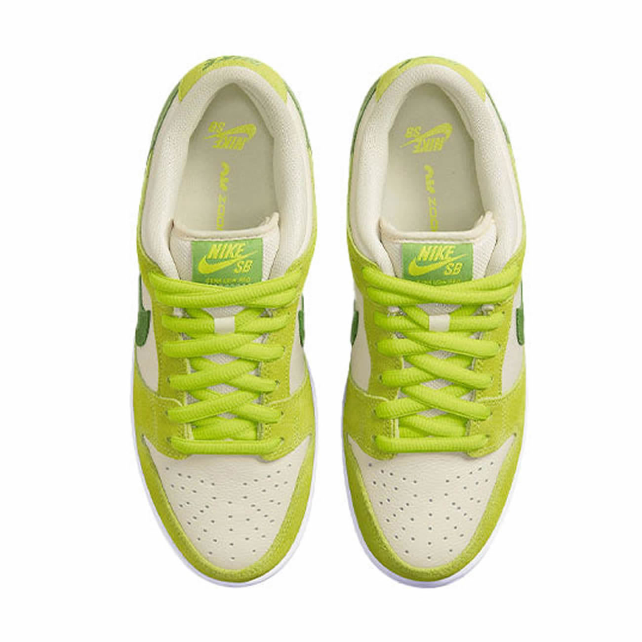 Nike Sb Skateboard Dunk Low Pro Green Apple Dm0807 300 (4) - newkick.cc