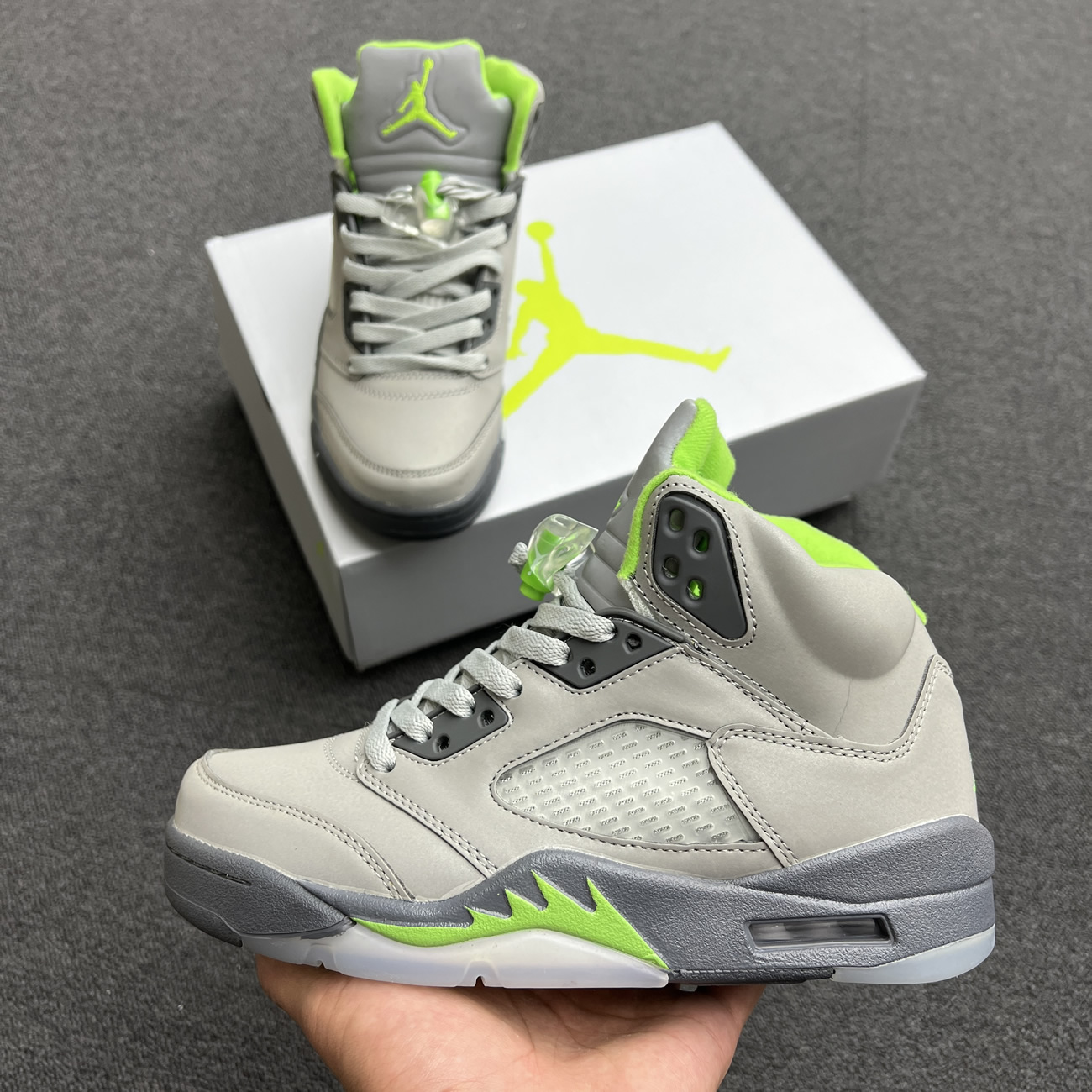 Air Jordan 5 Retro Green Bean 2022 Dm9014 003 (10) - newkick.cc