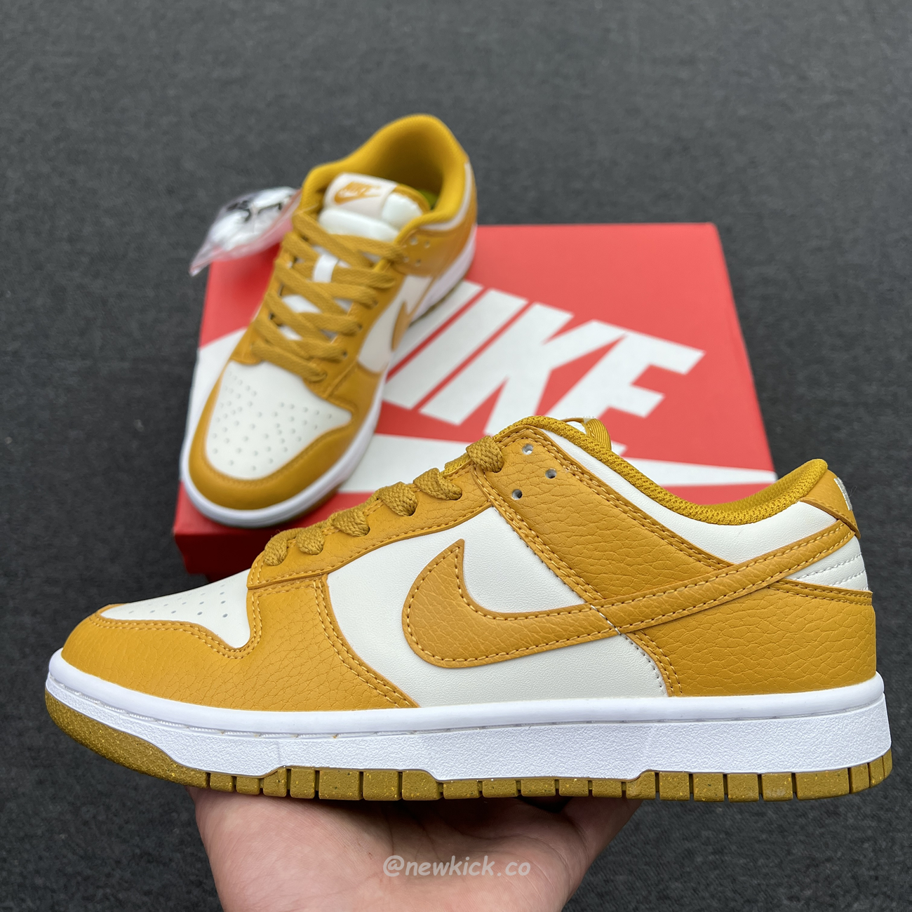 Nike Dunk Low Next Nature Phantom Gold Suede Dn1431 001 (13) - newkick.cc