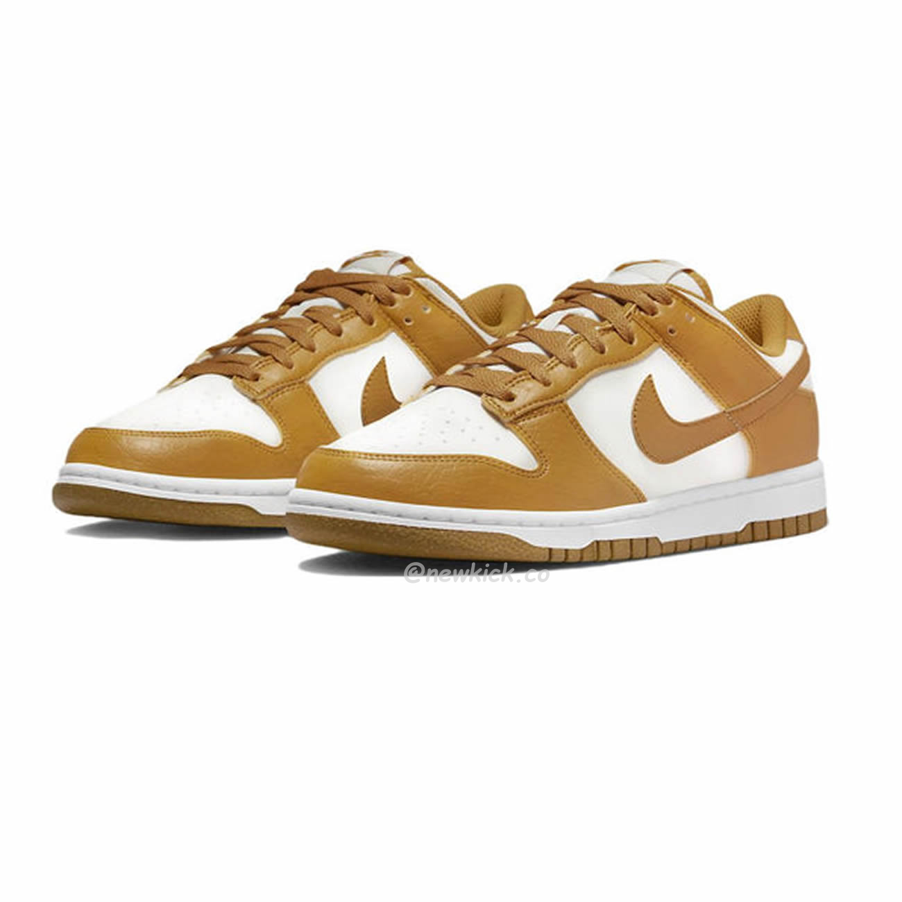 Nike Dunk Low Next Nature Phantom Gold Suede Dn1431 001 (3) - newkick.cc