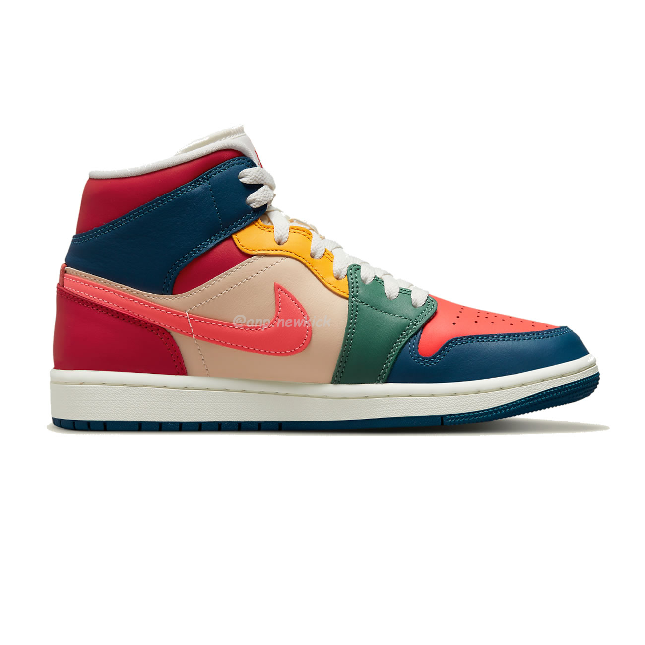 Air Jordan 1 Mid Se Multi Color Dn3738 400 (3) - newkick.cc