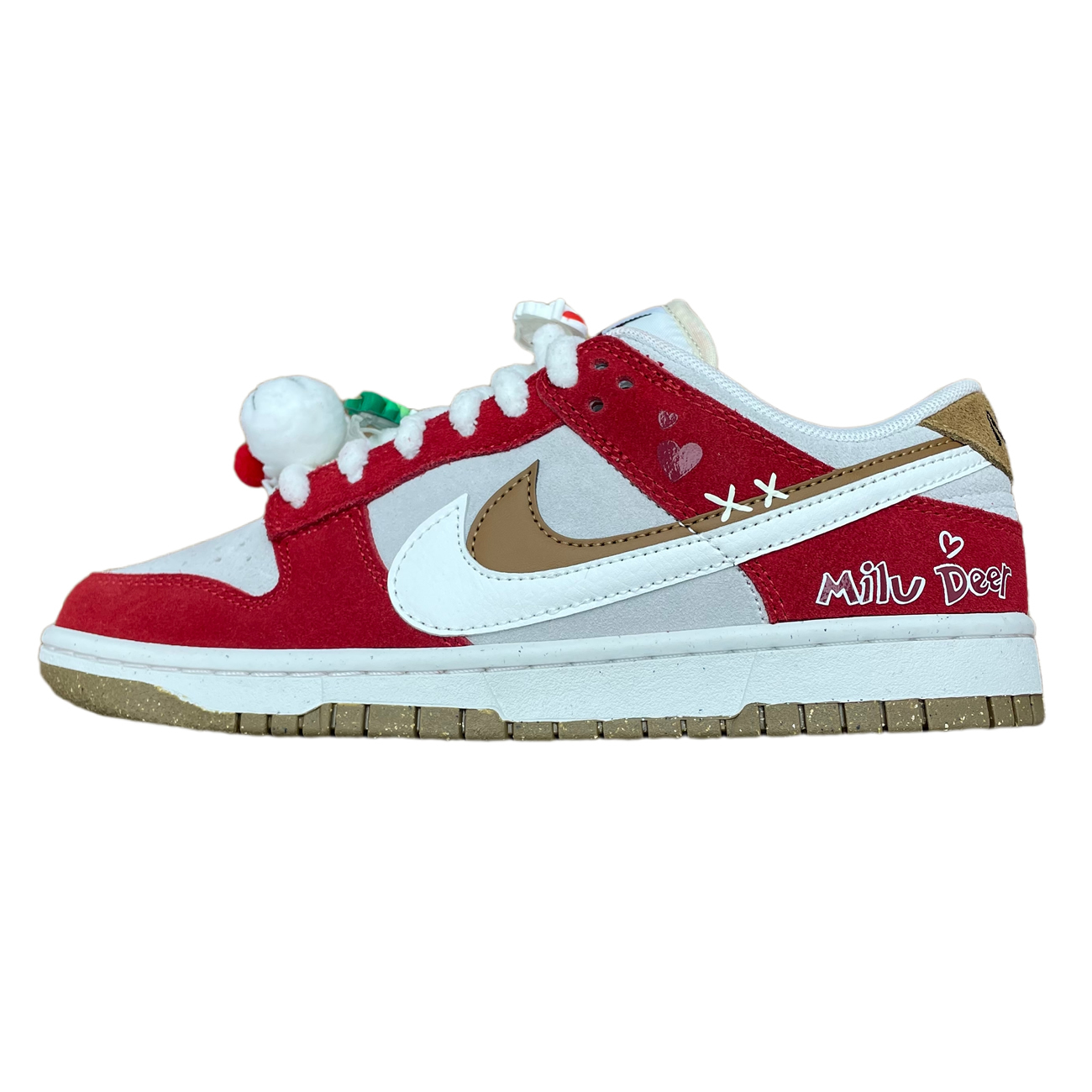 Nike Sb Dunk Low 85 Christmas Red White Brown Do9457 112 (1) - newkick.cc