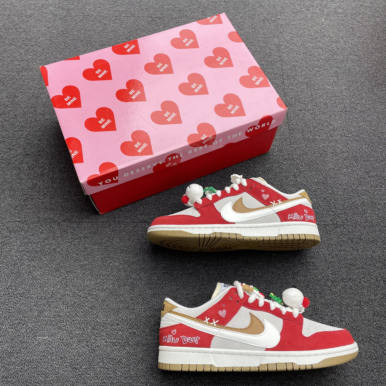 Nike Sb Dunk Low 85 Christmas Red White Brown Do9457 112 (5) - newkick.cc