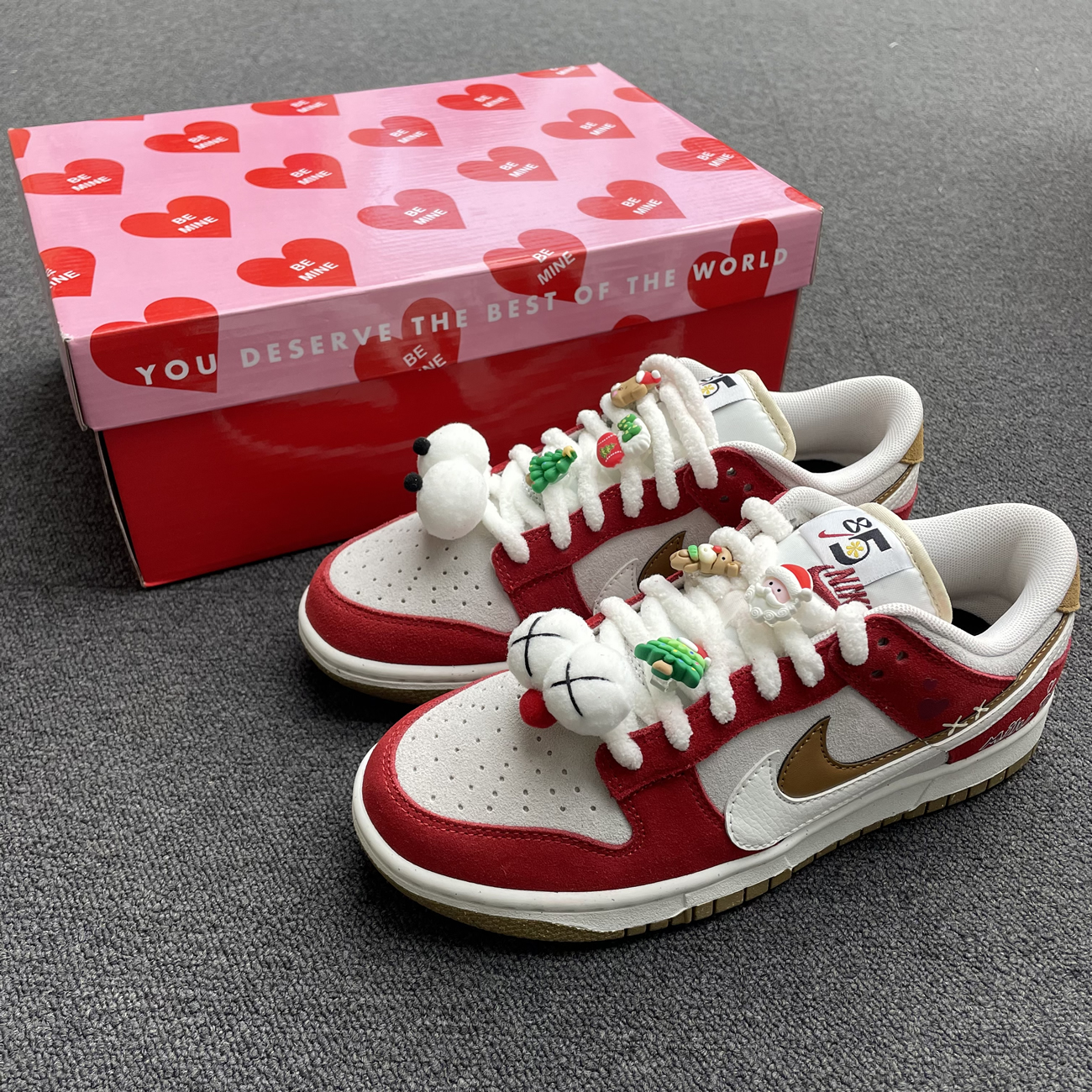 Nike Sb Dunk Low 85 Christmas Red White Brown Do9457 112 (7) - newkick.cc