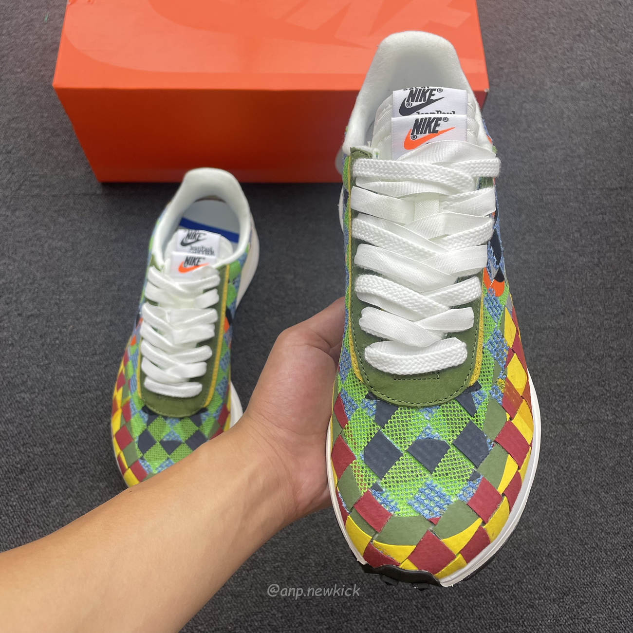 Sacai X Nike Waffe Woven White Green Gusto Dr5209 300 Dr5209 100 (9) - newkick.cc