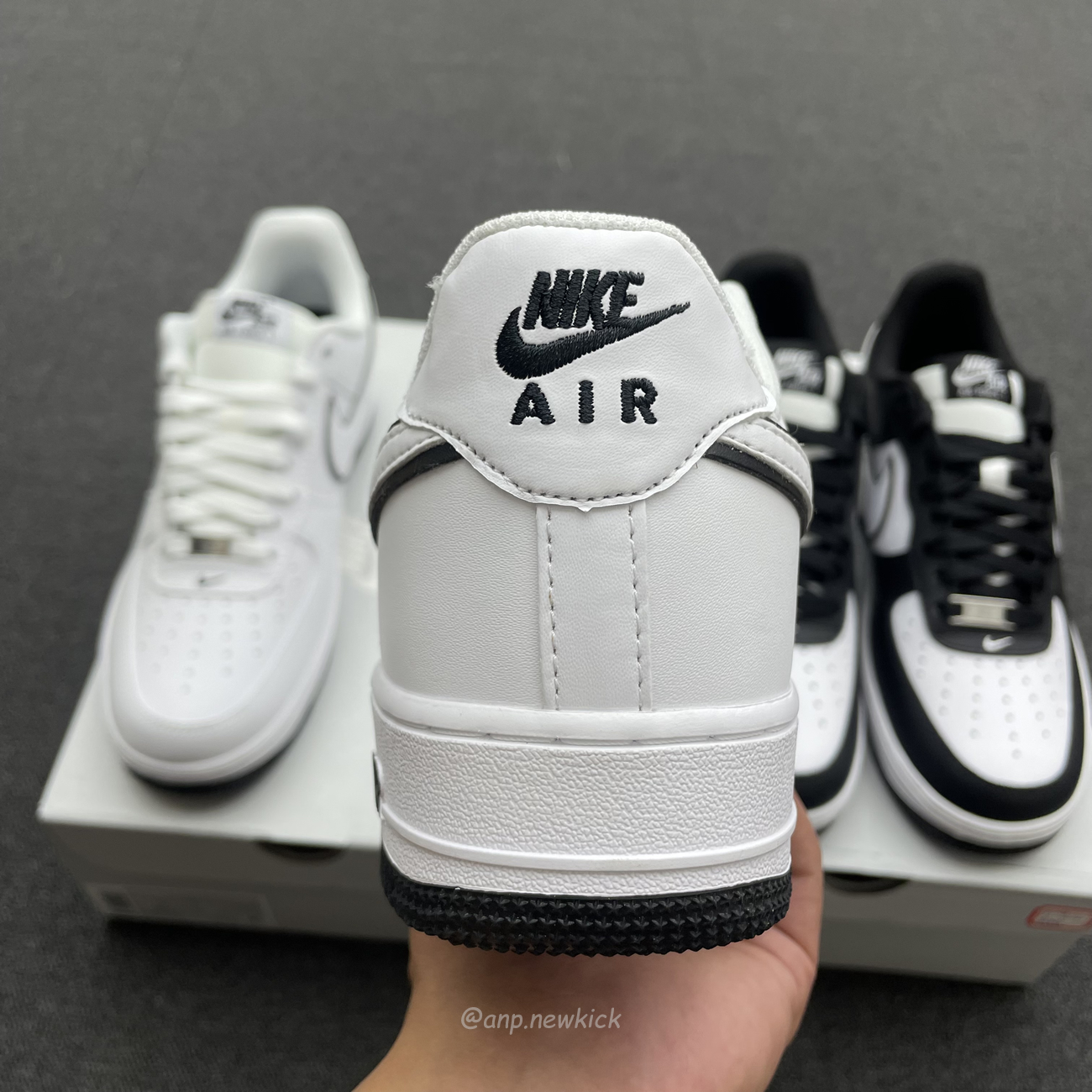 Nike Air Force 1 07 Low White Black Outline Swoosh White Swoosh Panda Dv0788 103 Dv0788 001 (3) - newkick.cc