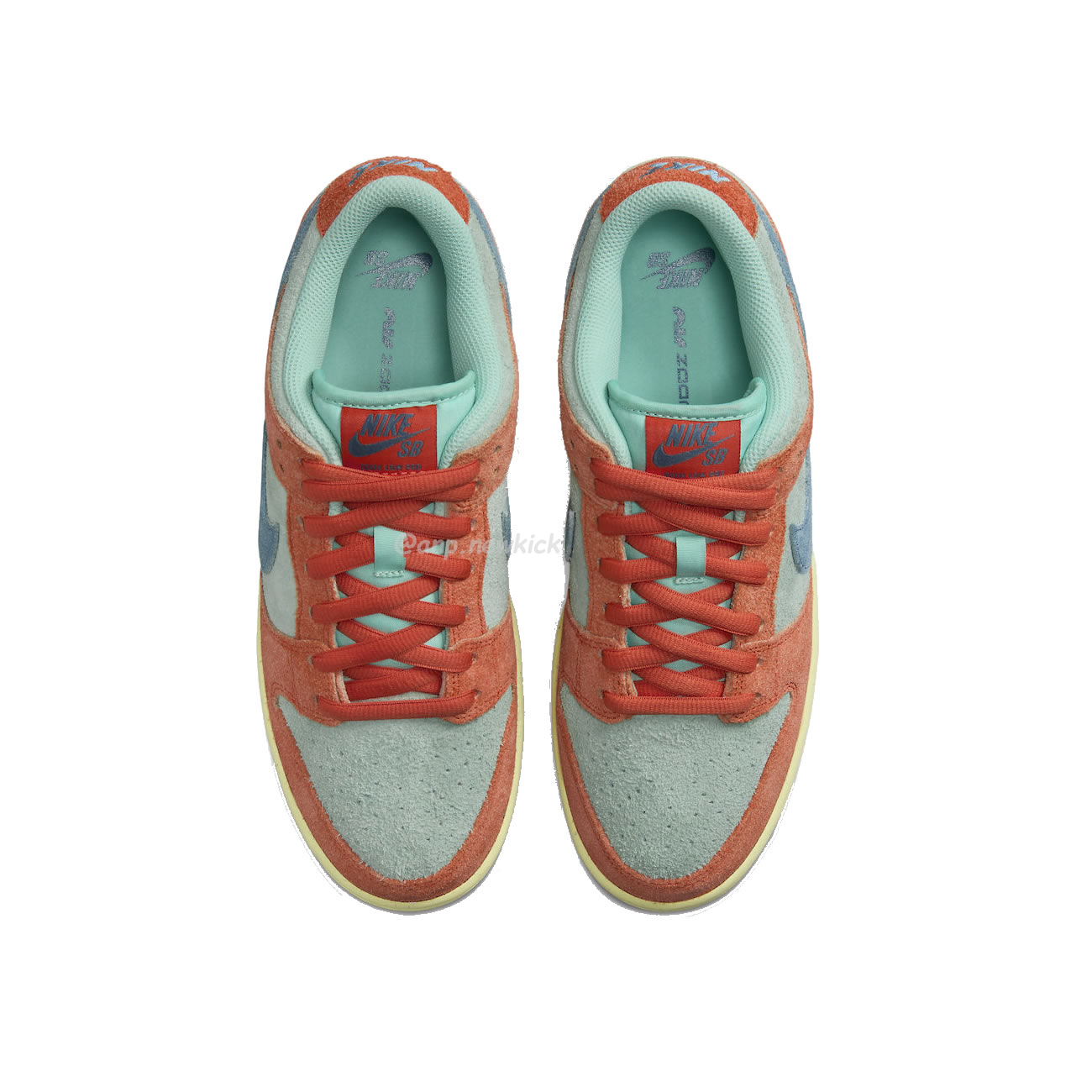 Nike Sb Dunk Low Orange Emerald Rise Dv5429 800 (4) - newkick.cc