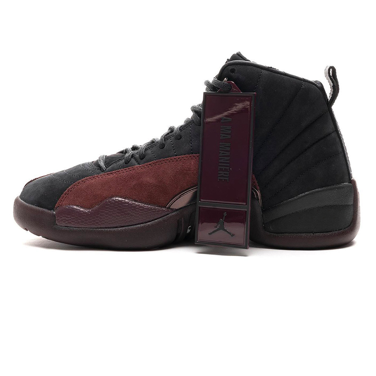 Air Jordan 12 Retro A Ma Maniére Black Dv6989 001 (6) - newkick.cc